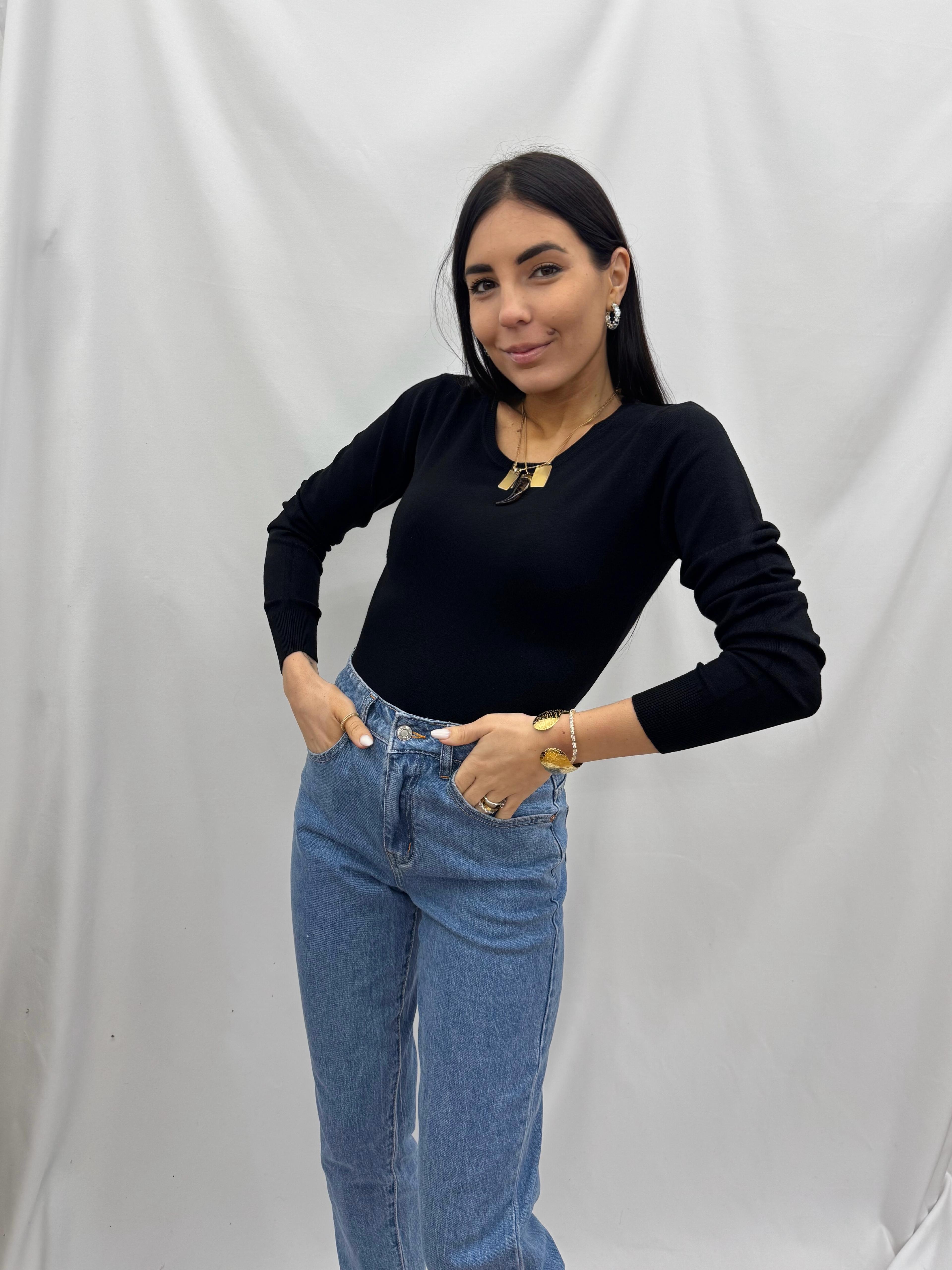 Pull Be You Girocollo Nero