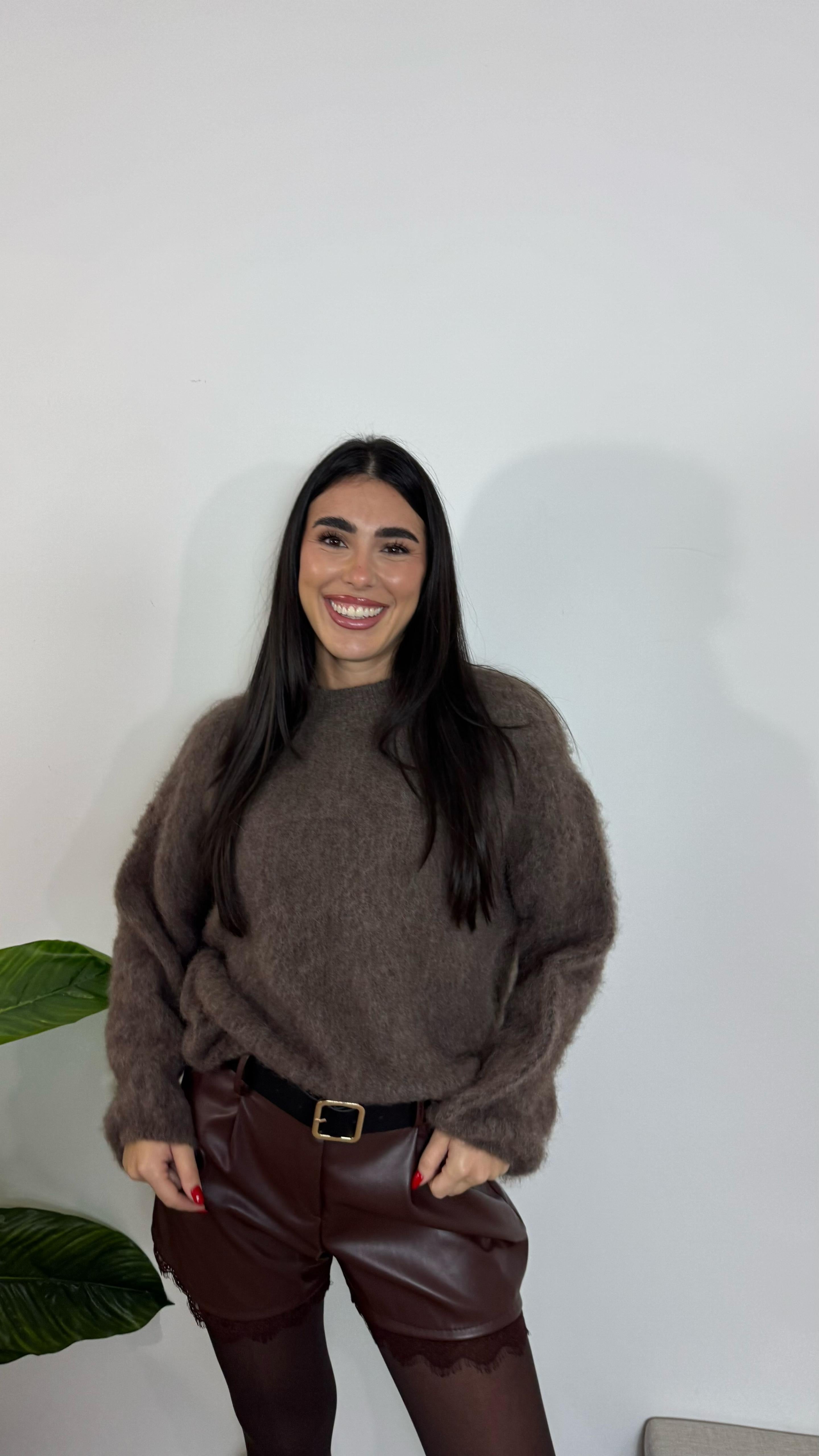 Shorts Eco&Lace Chocolate