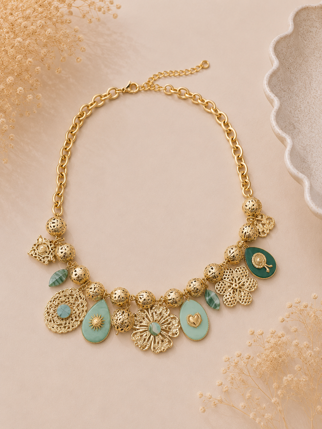 Collana Botanical Charms