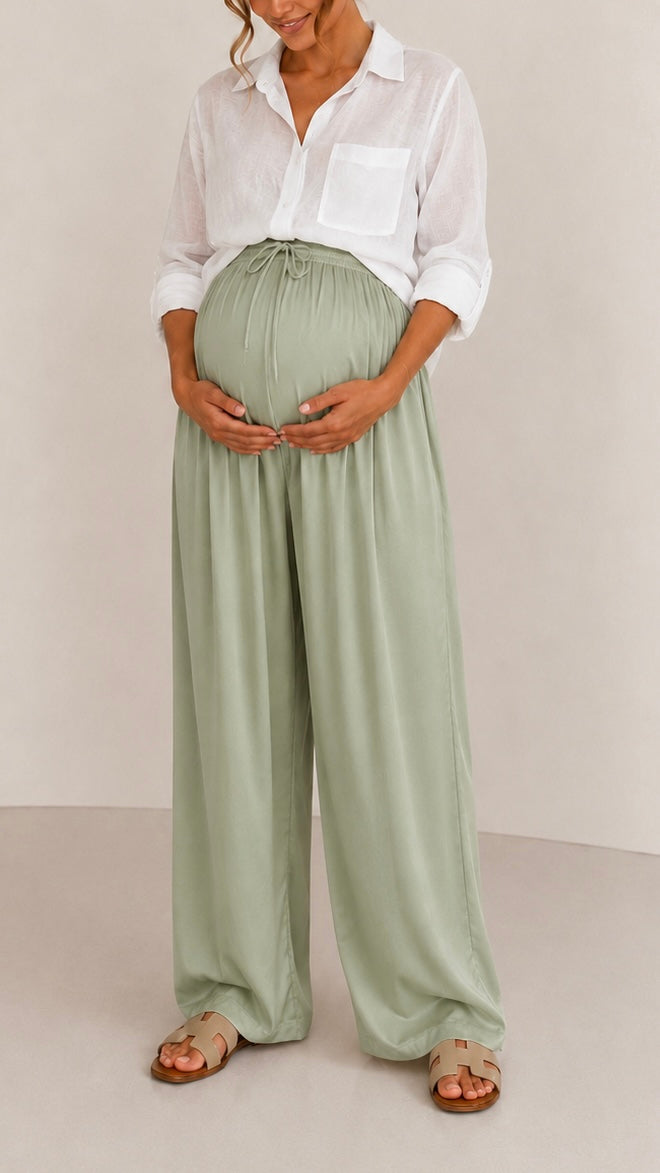 Pantalone Silk Salvia