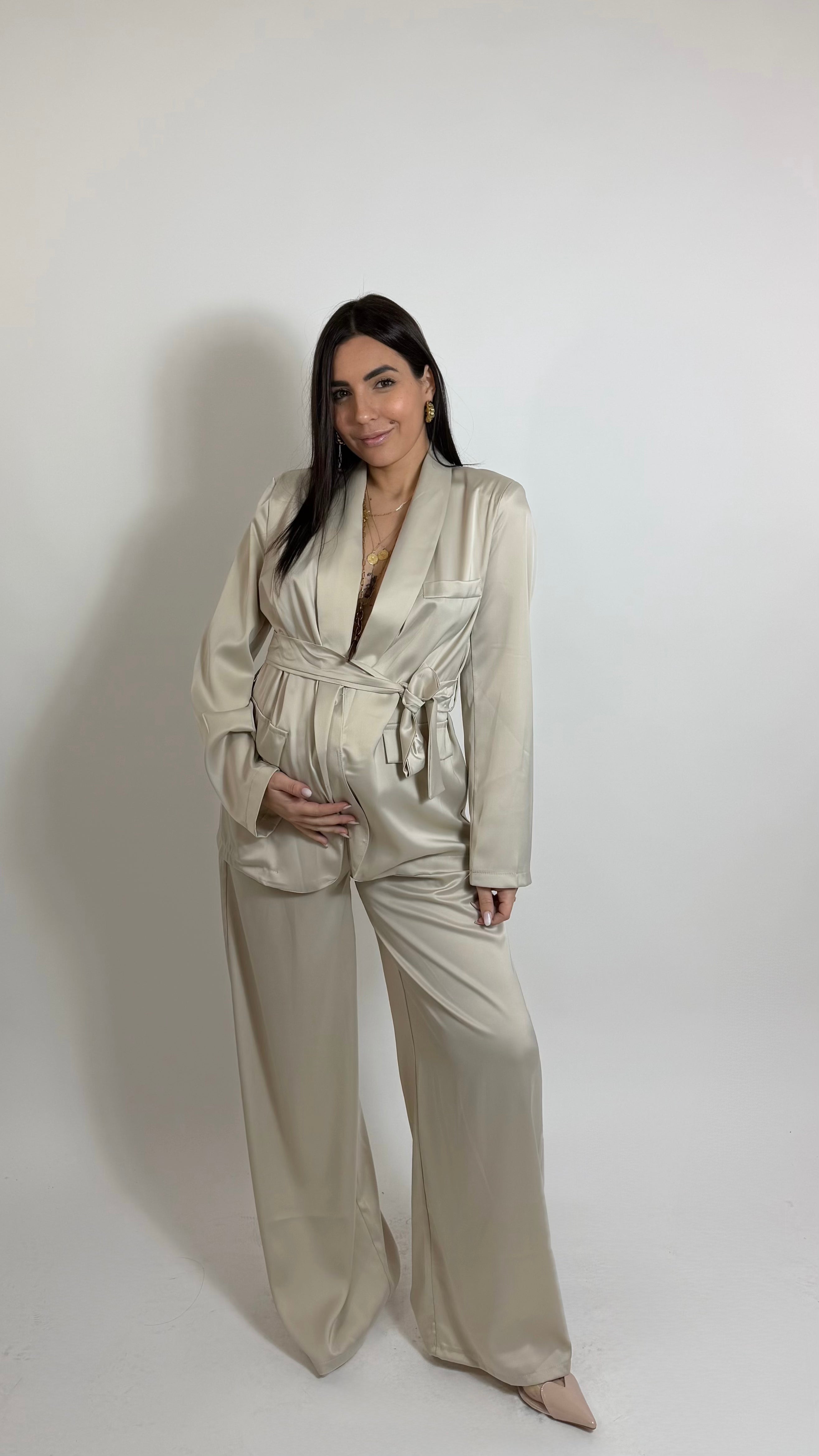 Coordinato Angel Satin Champagne