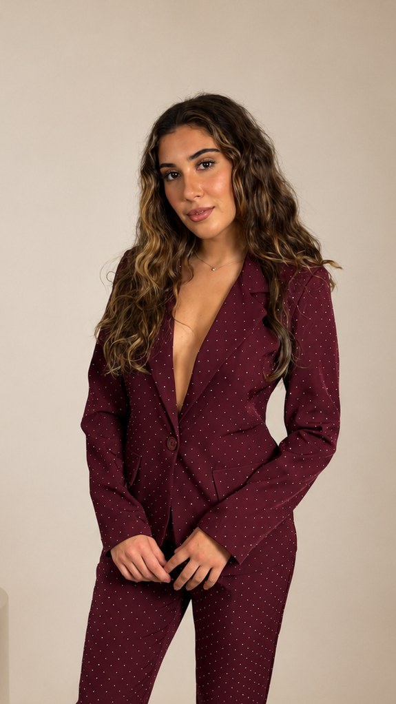 Tailleur Sparkling Burgundy