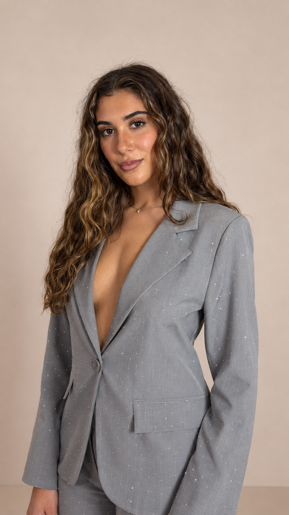 Tailleur Sparkling Grigio Perla