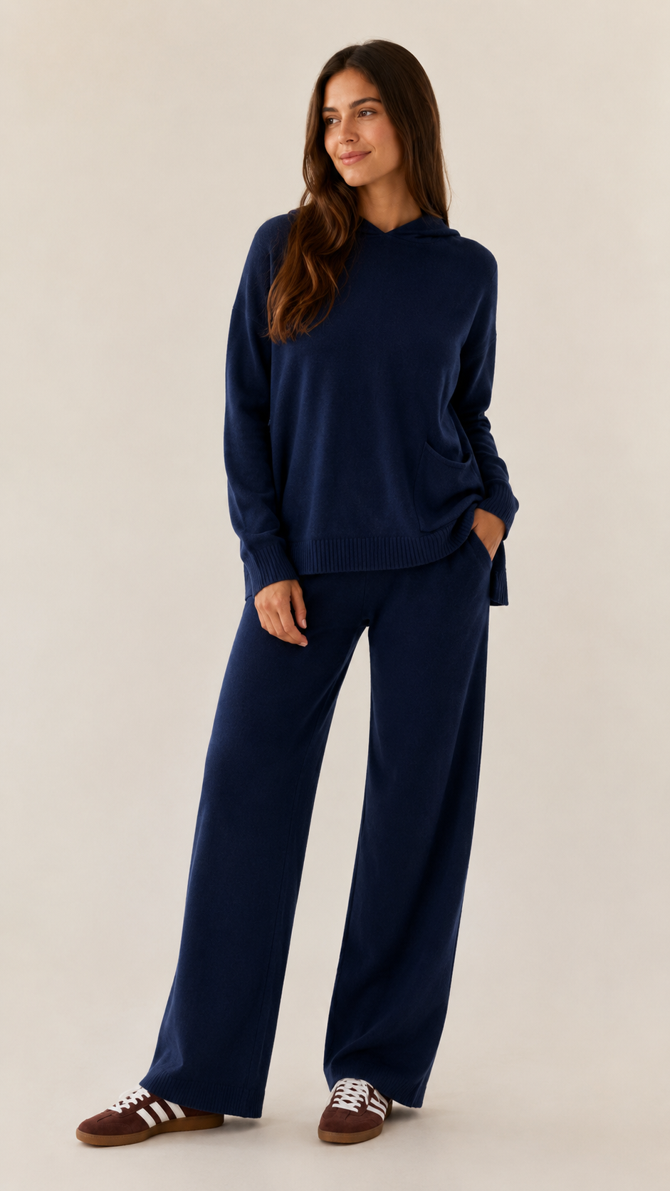 Sporty Set Maglina Morbida Blu Notte