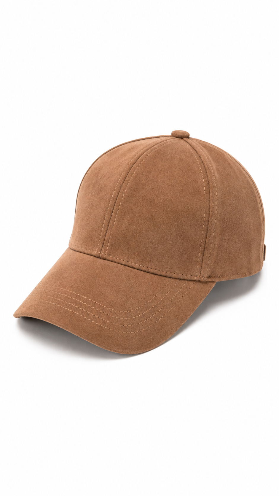 Baseball Cap Suede Choco Light