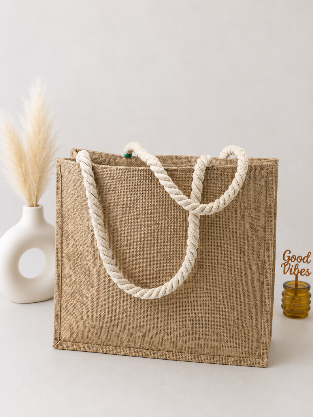 Maxi Bag Juta Manico Corda