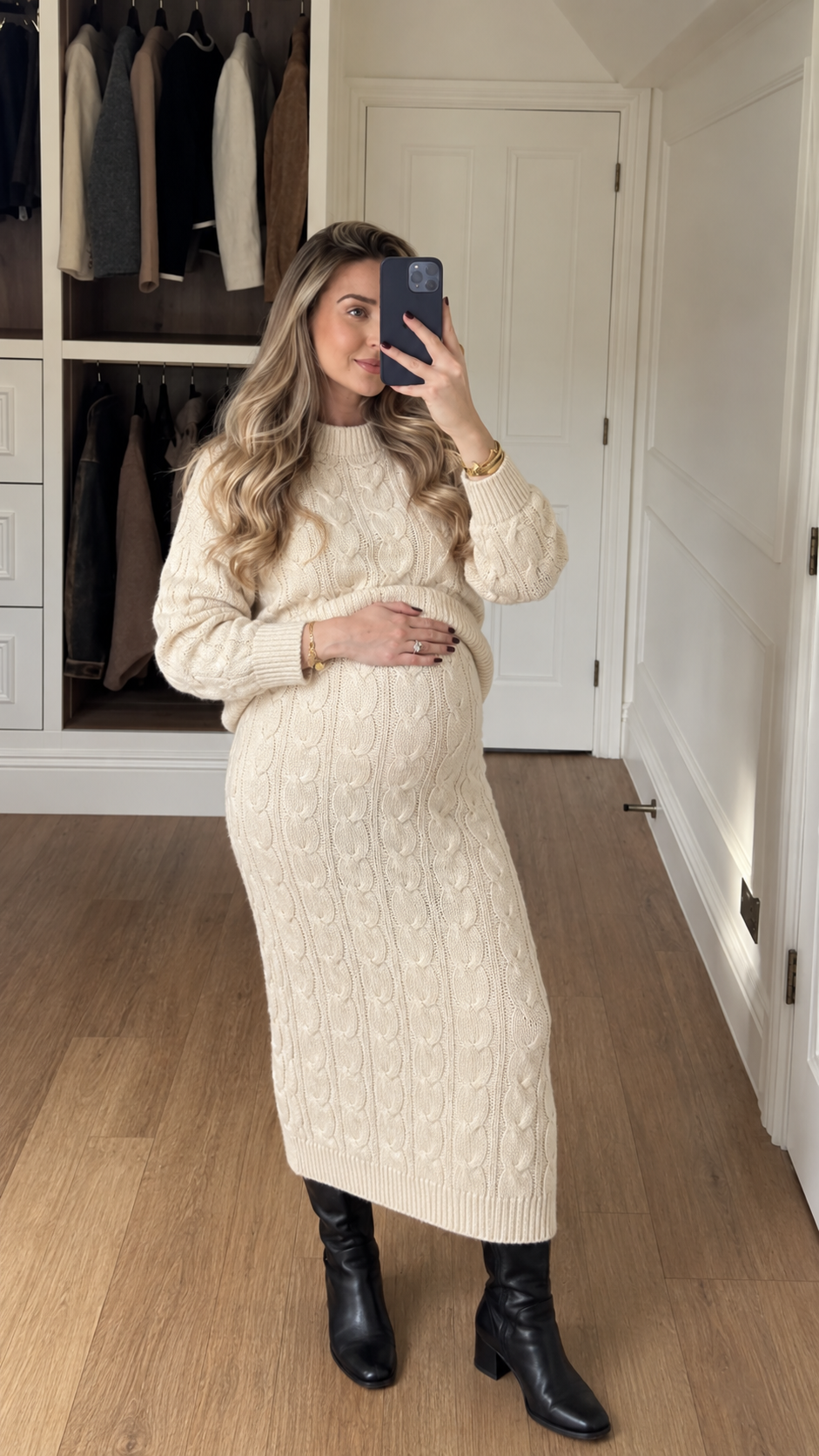 Set Pull e Longuette Treccia Burro