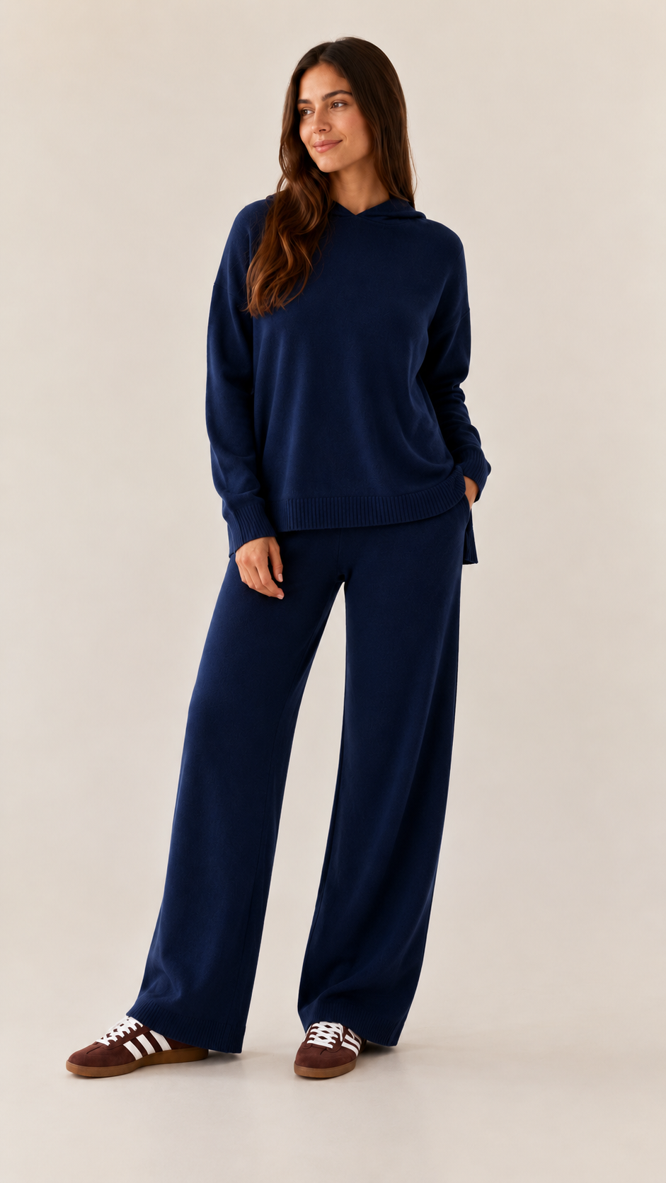 Sporty Set Maglina Morbida Blu Notte
