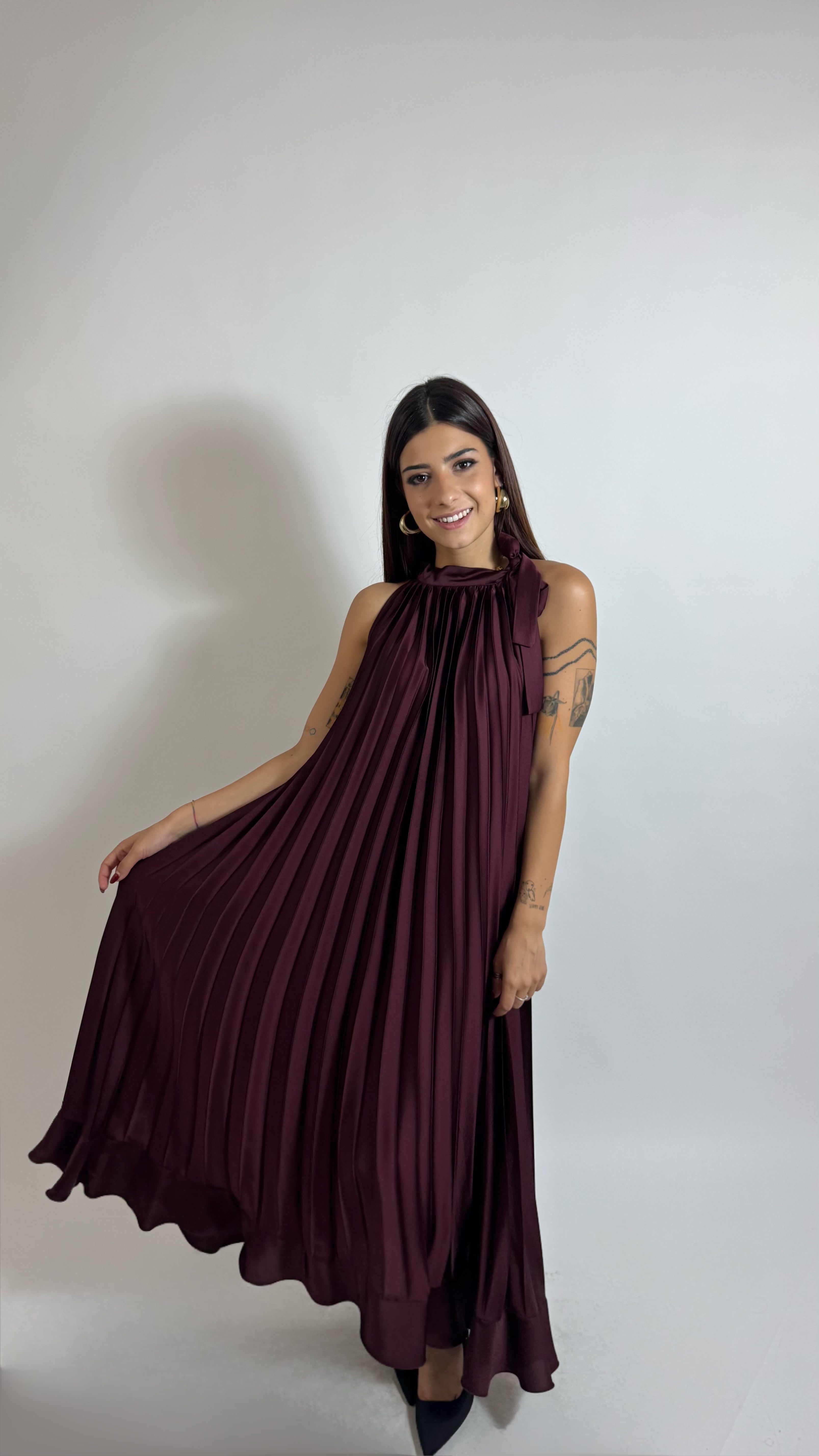 Abito Elizabeth Burgundy