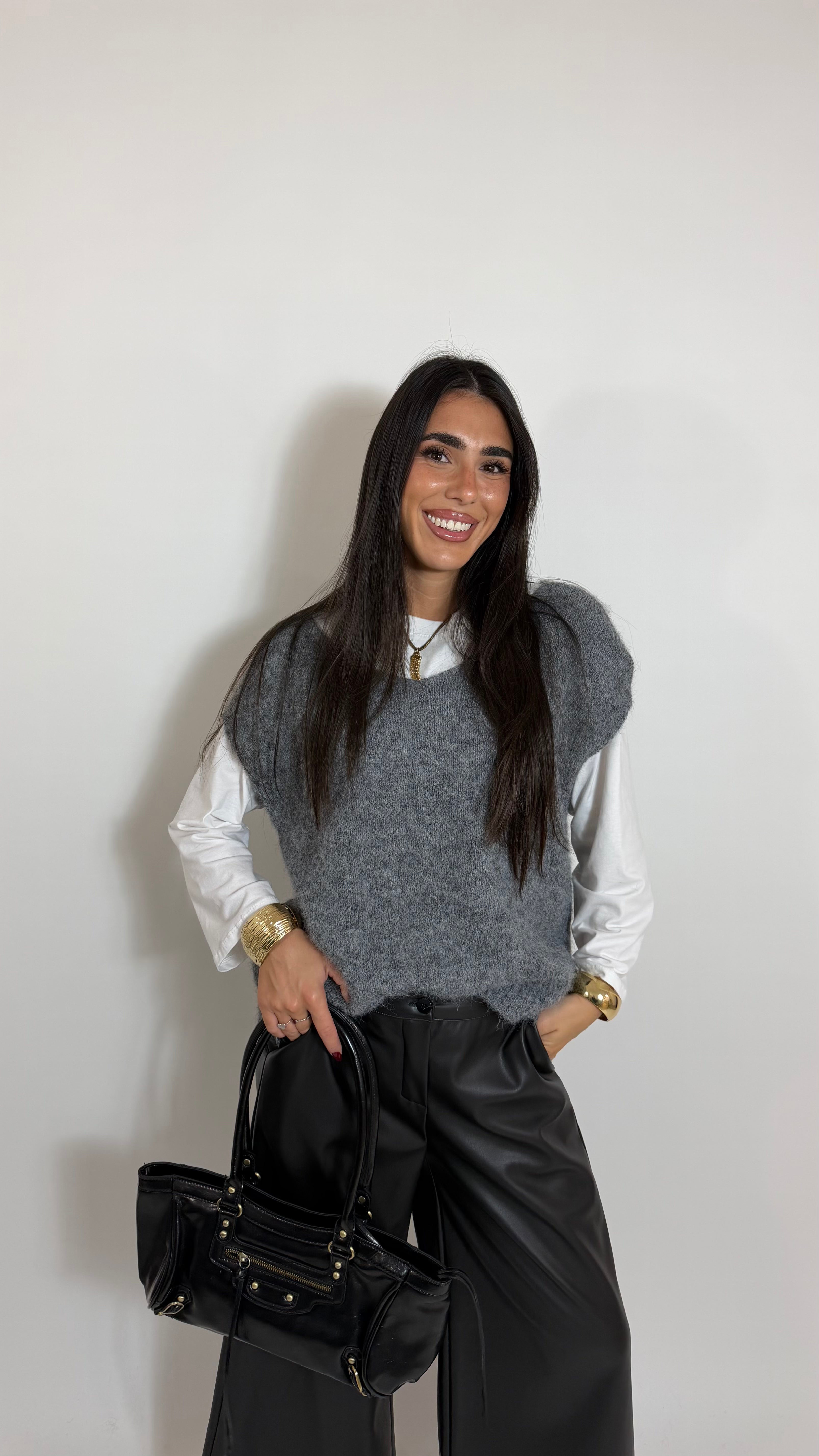 Gilet Soft Grigio