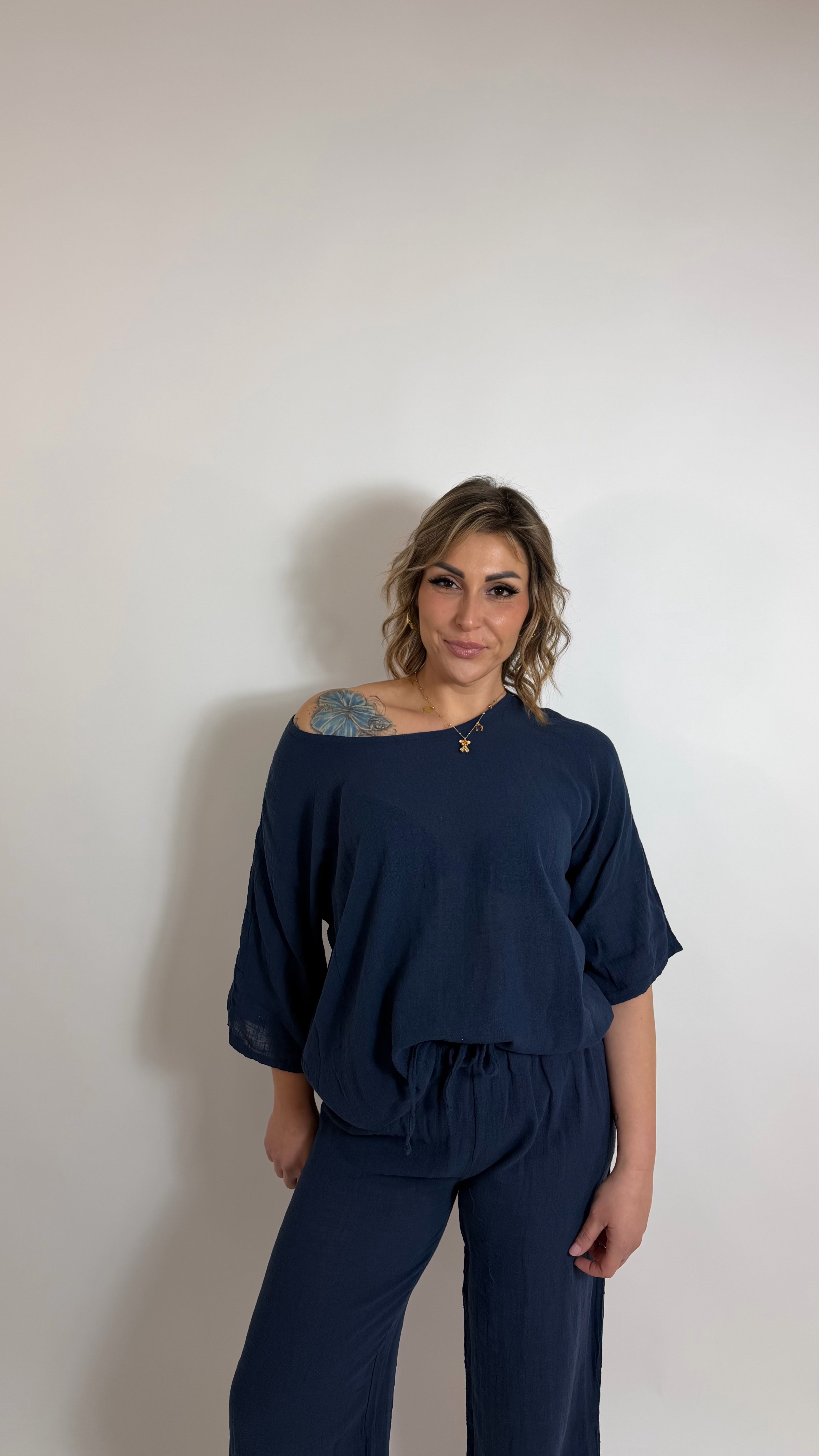 Cotton Breeze Set Blu notte