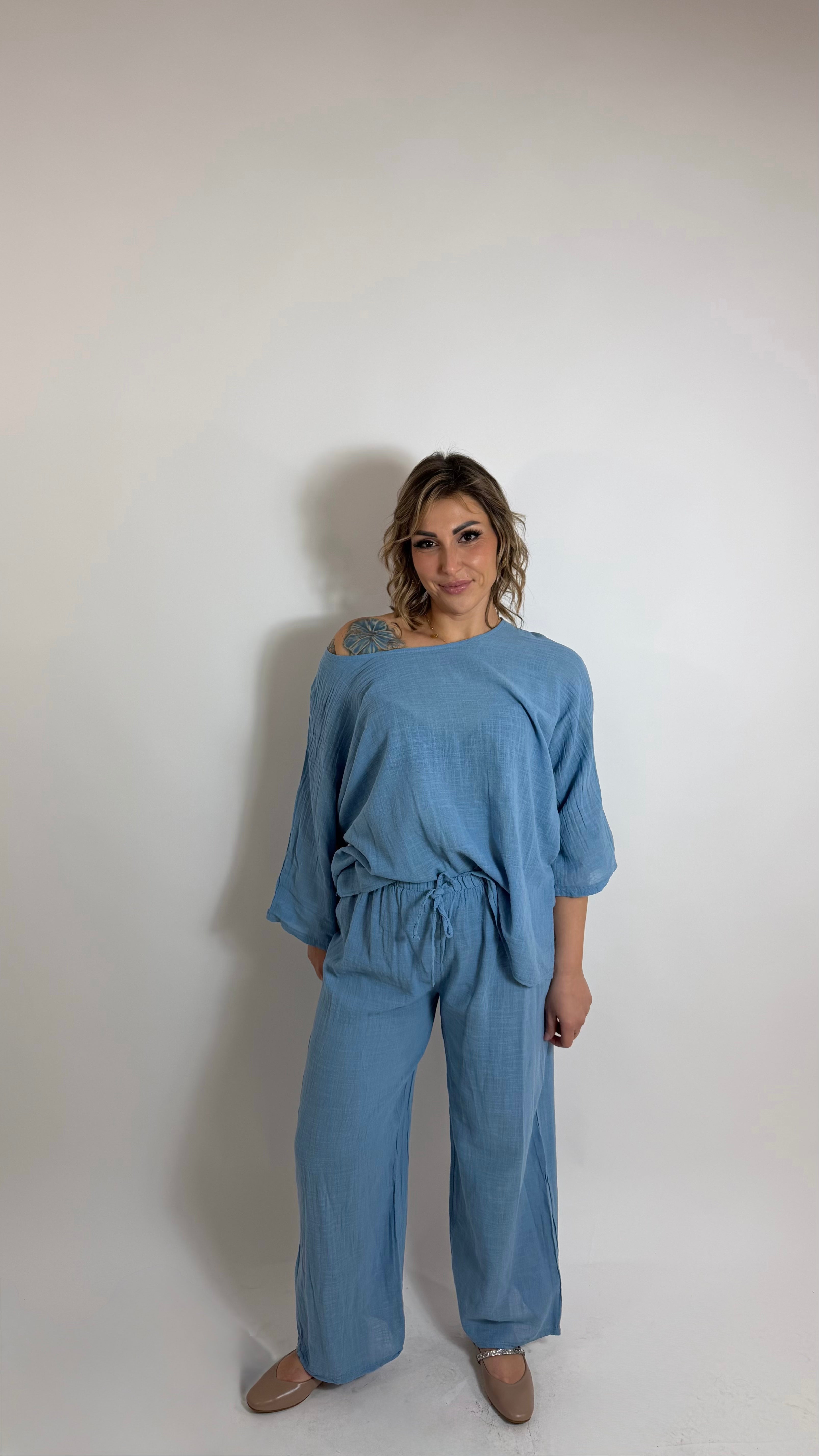Cotton Breeze Set Azzurro Denim