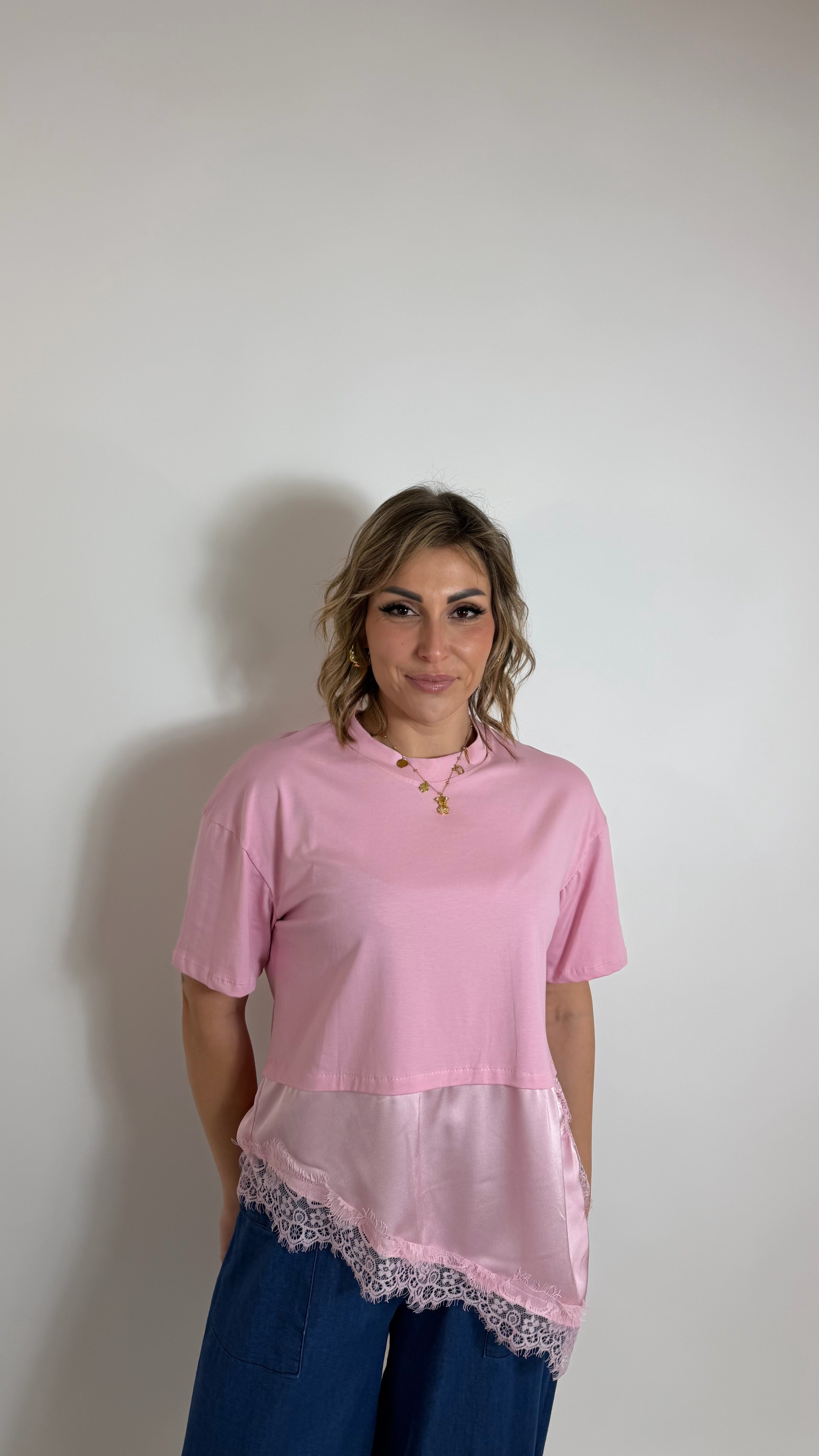 Maglia Silk Lace Pink