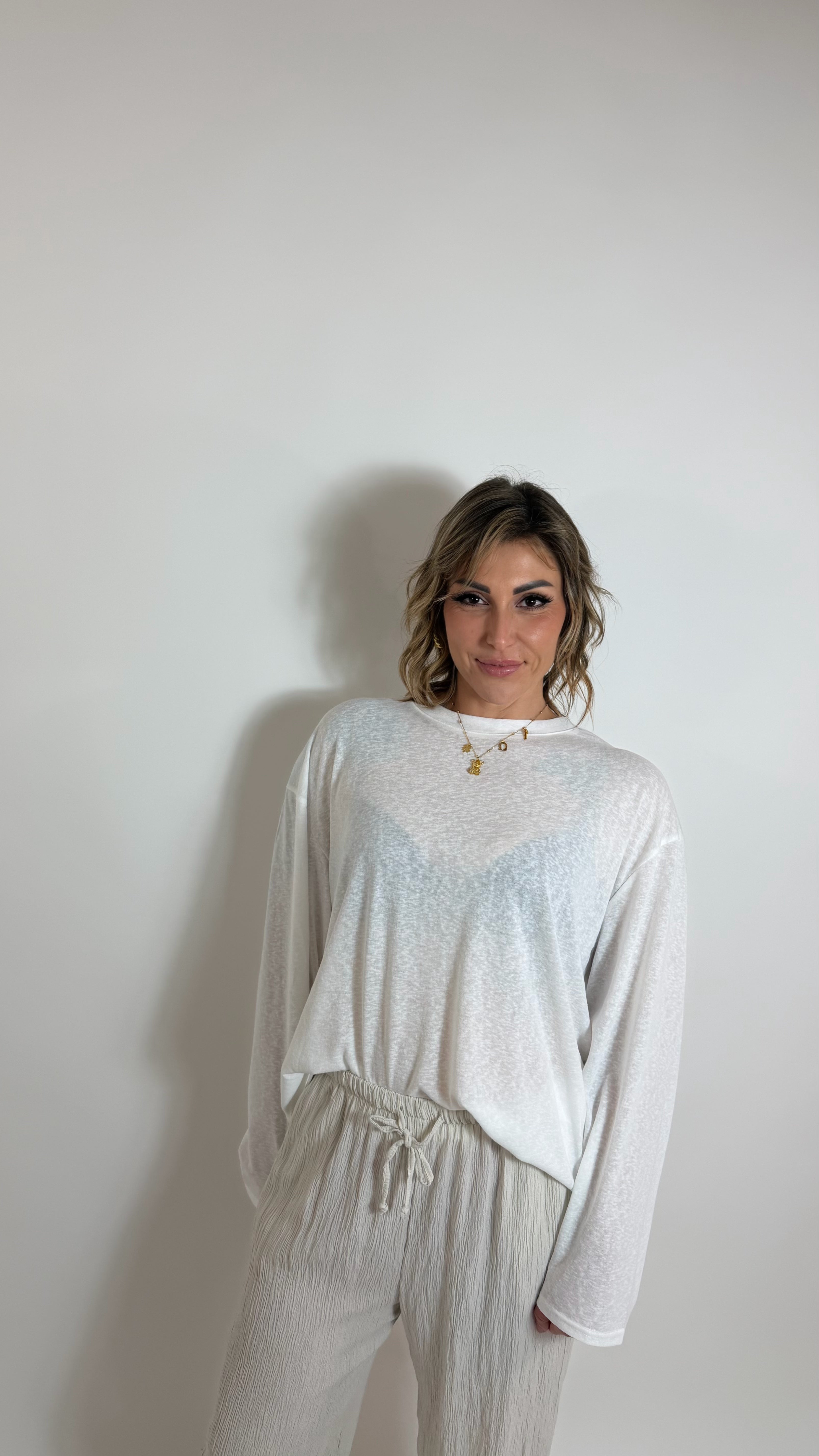 Pure Viscose Flow Pant Tortora