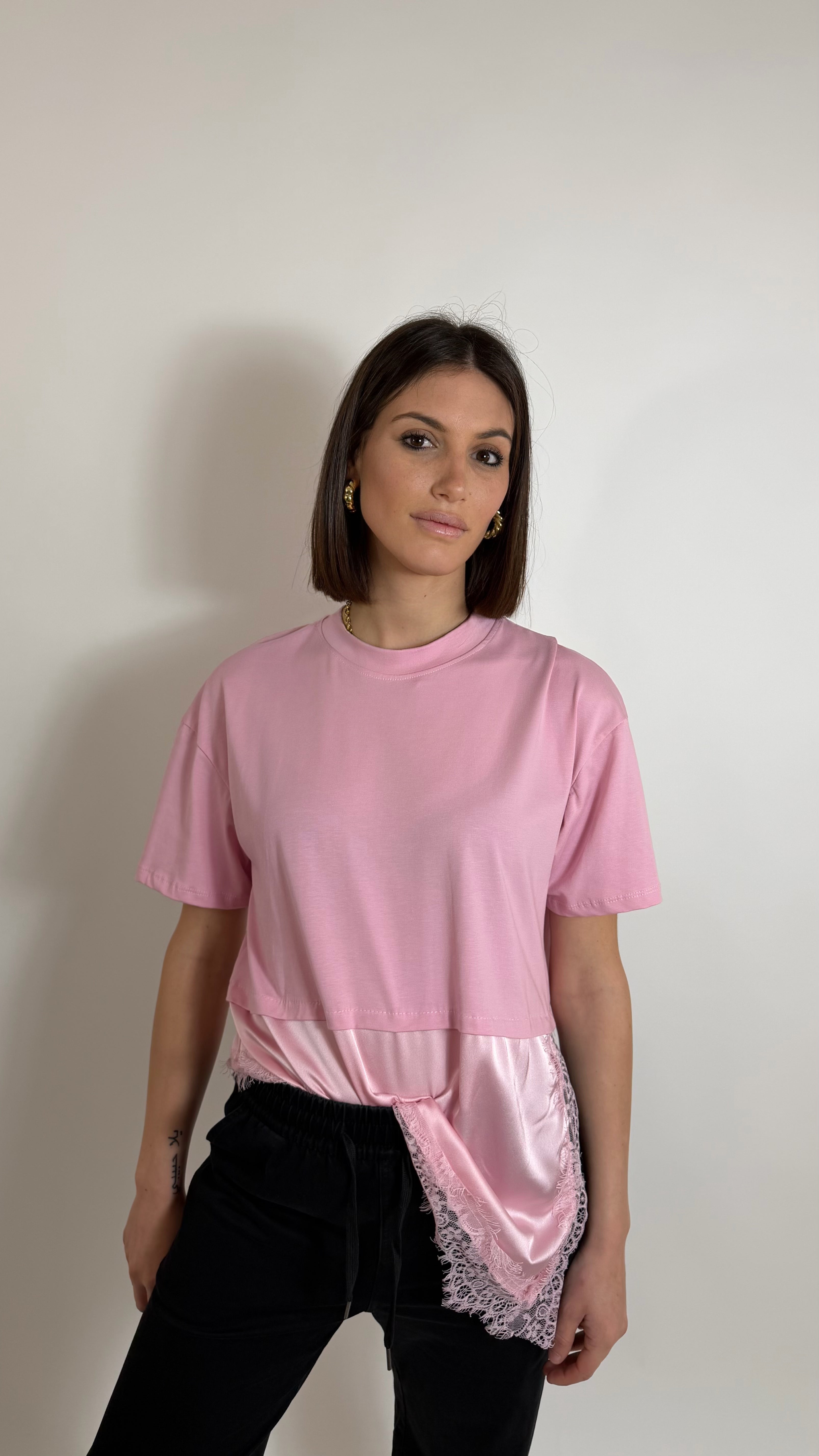 Maglia Silk Lace Pink