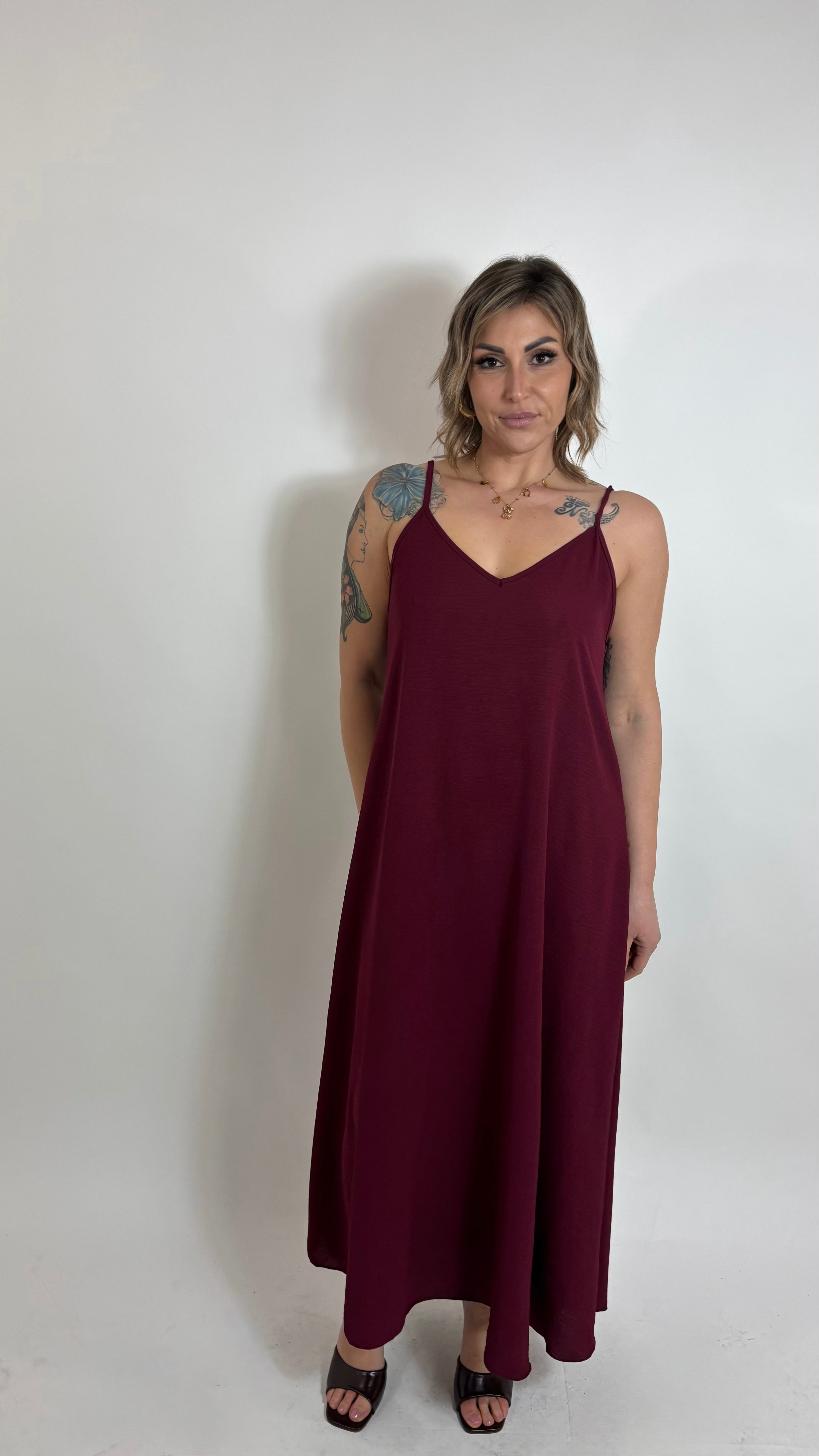 Abito Livia Bordeaux