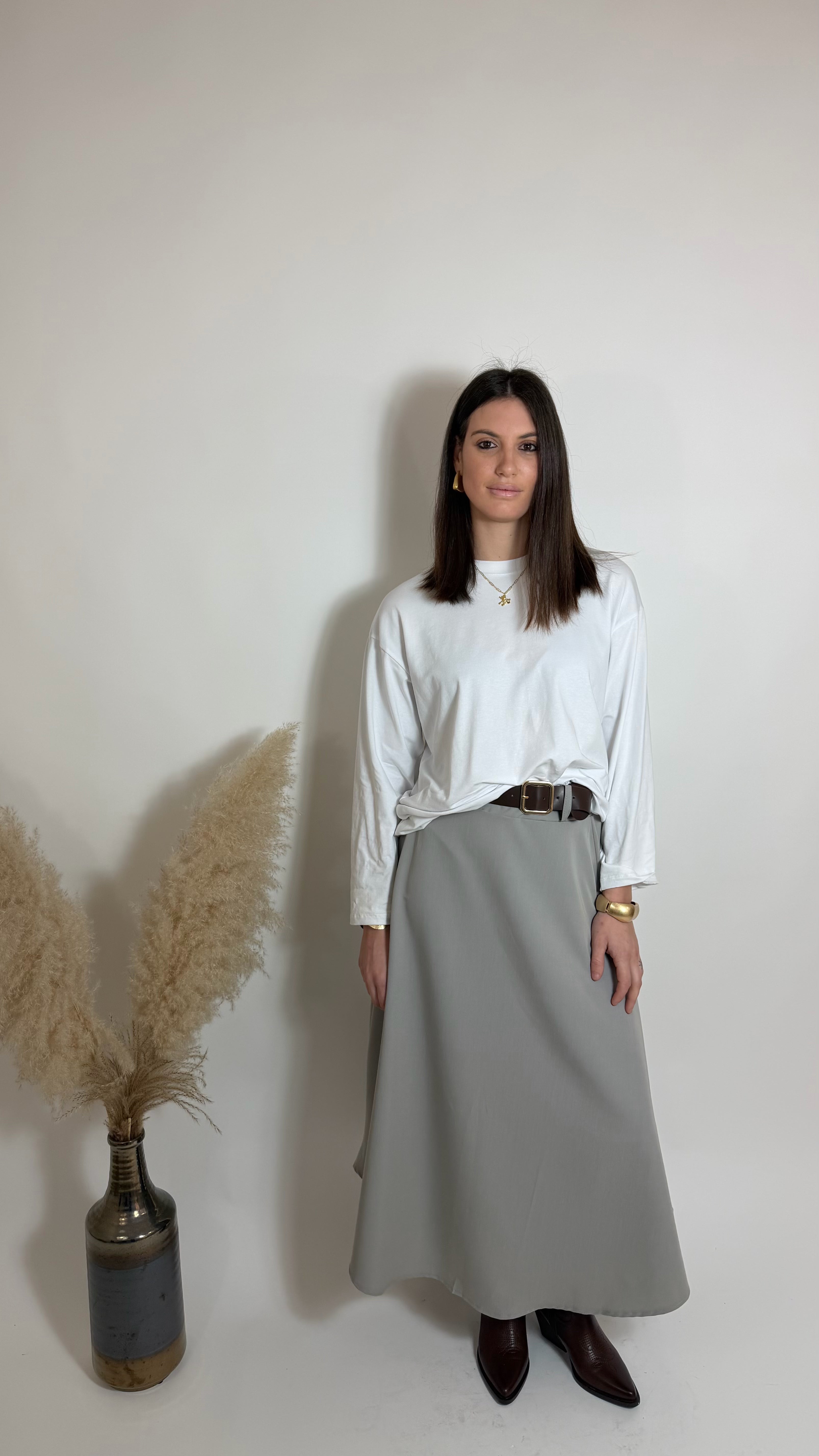 Longuette con Cinta Grigia