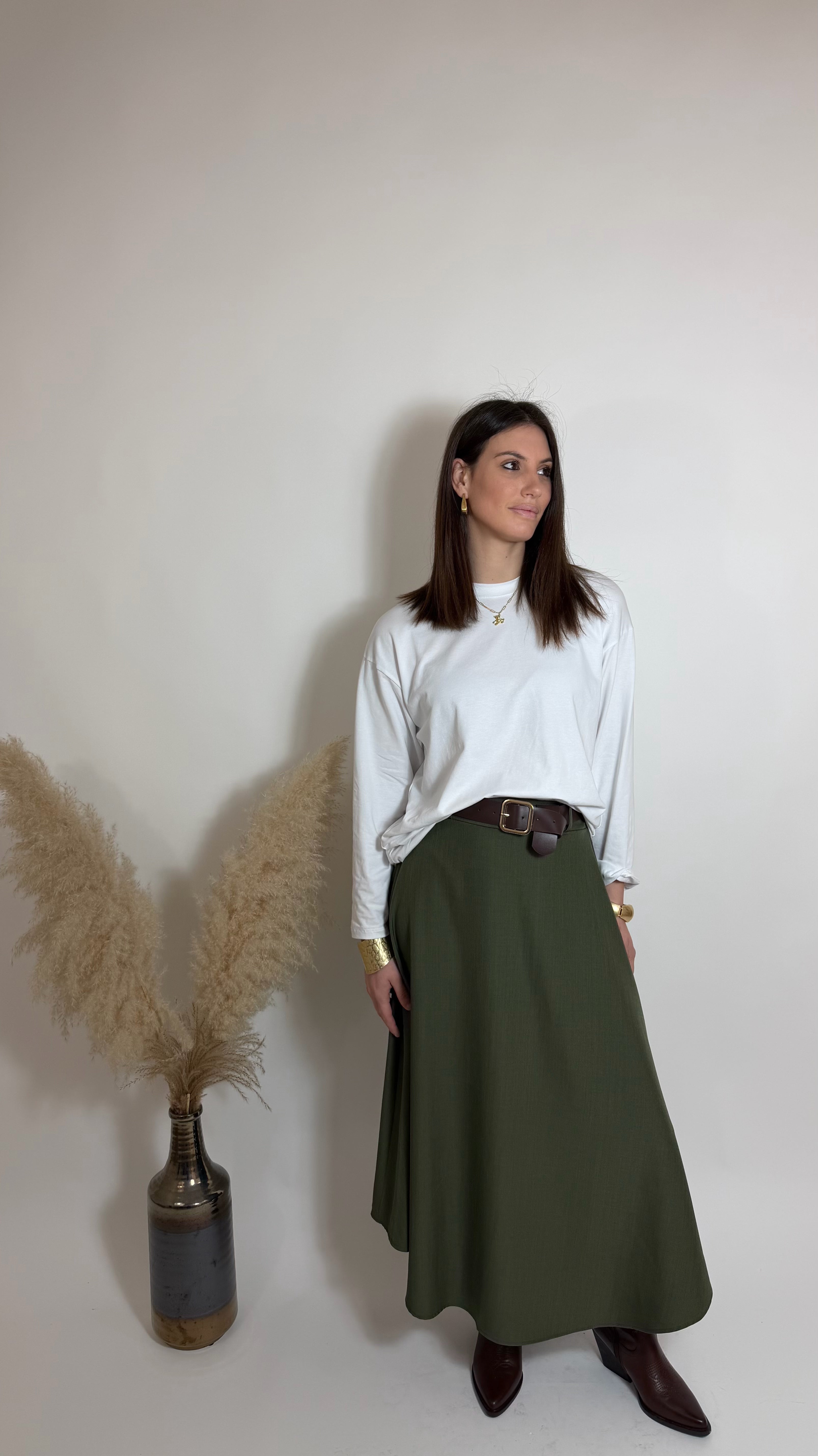 Longuette con Cinta Verde