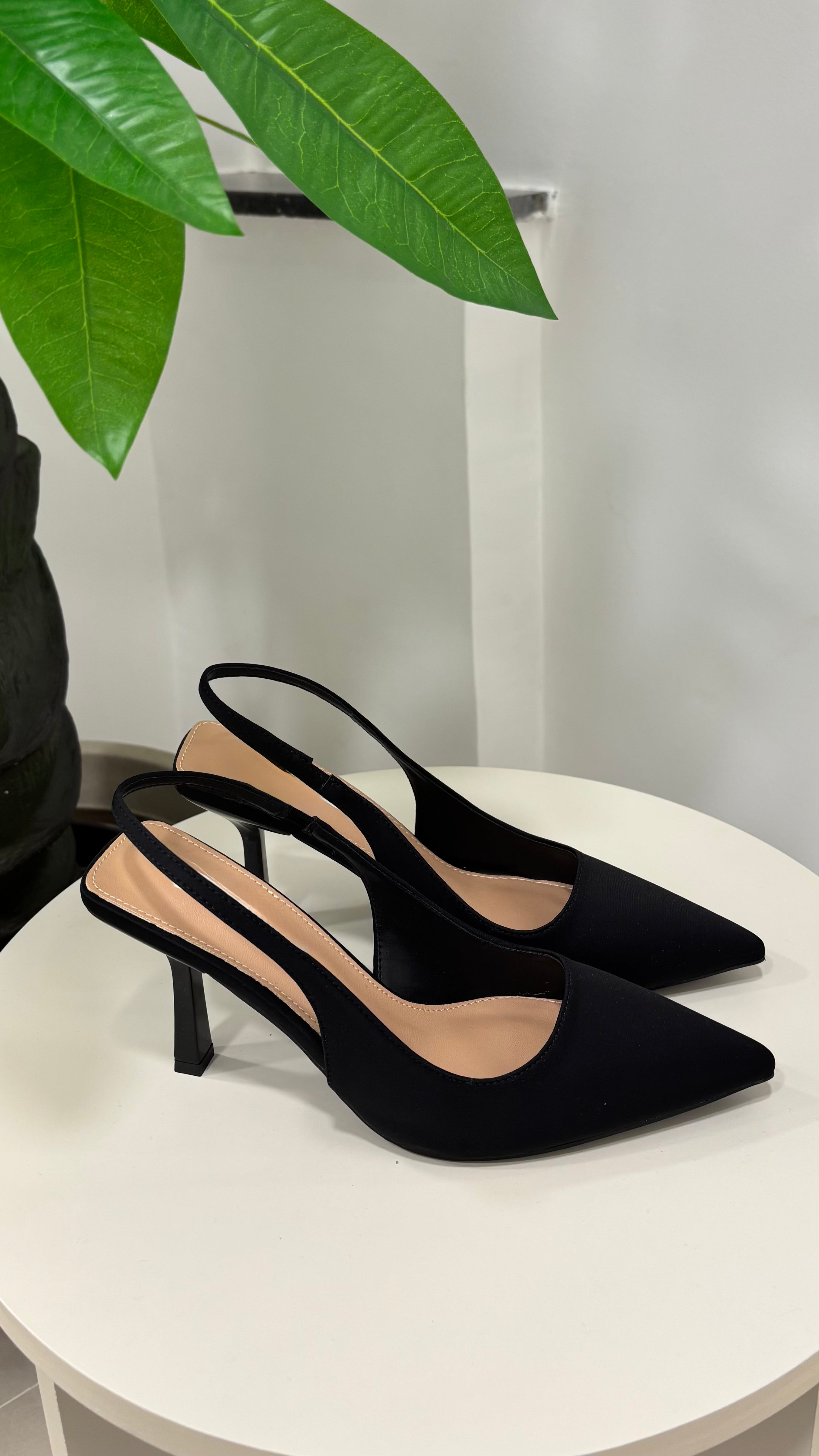 Slingback Noir