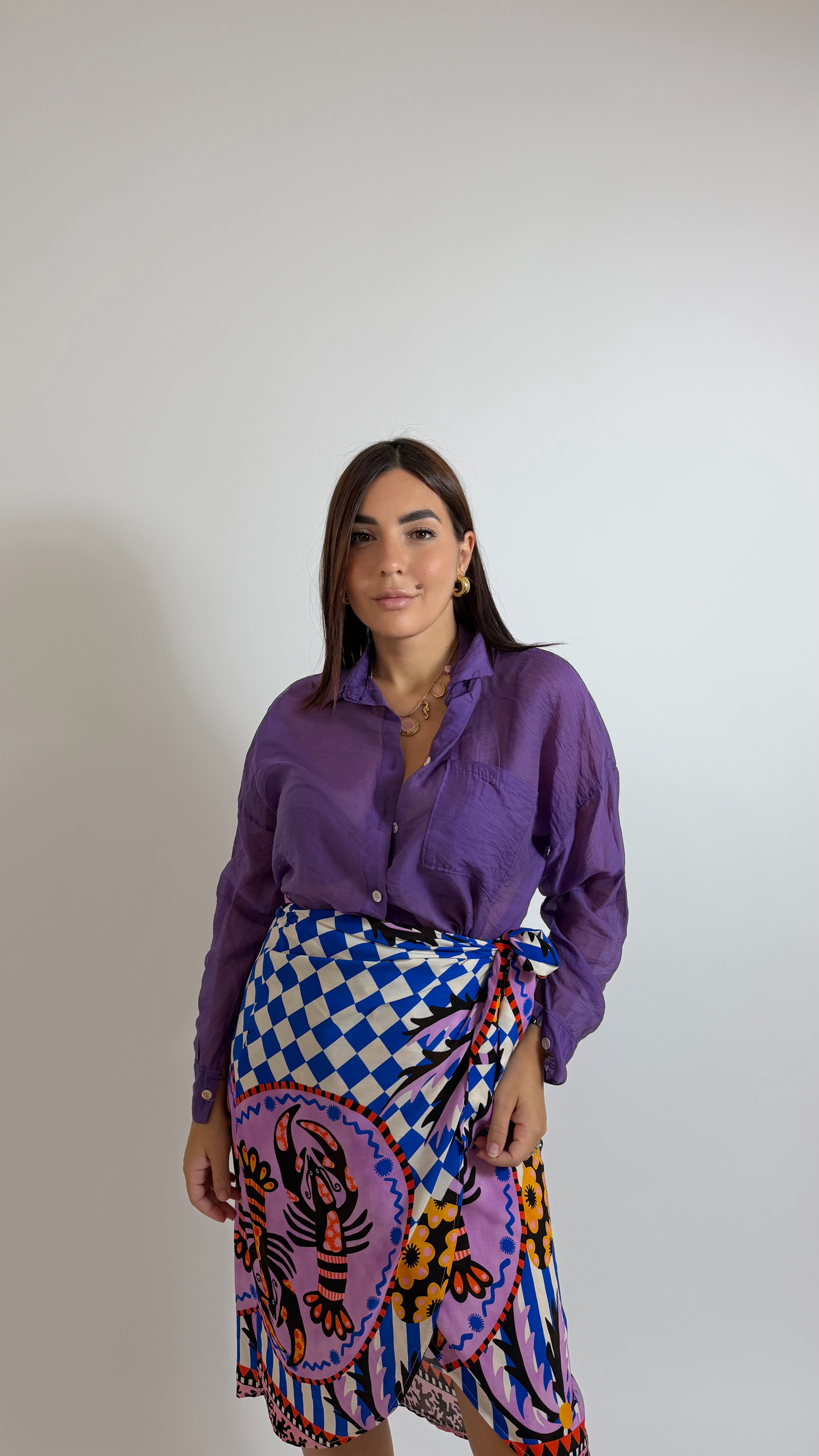 Camicia Soft Viola