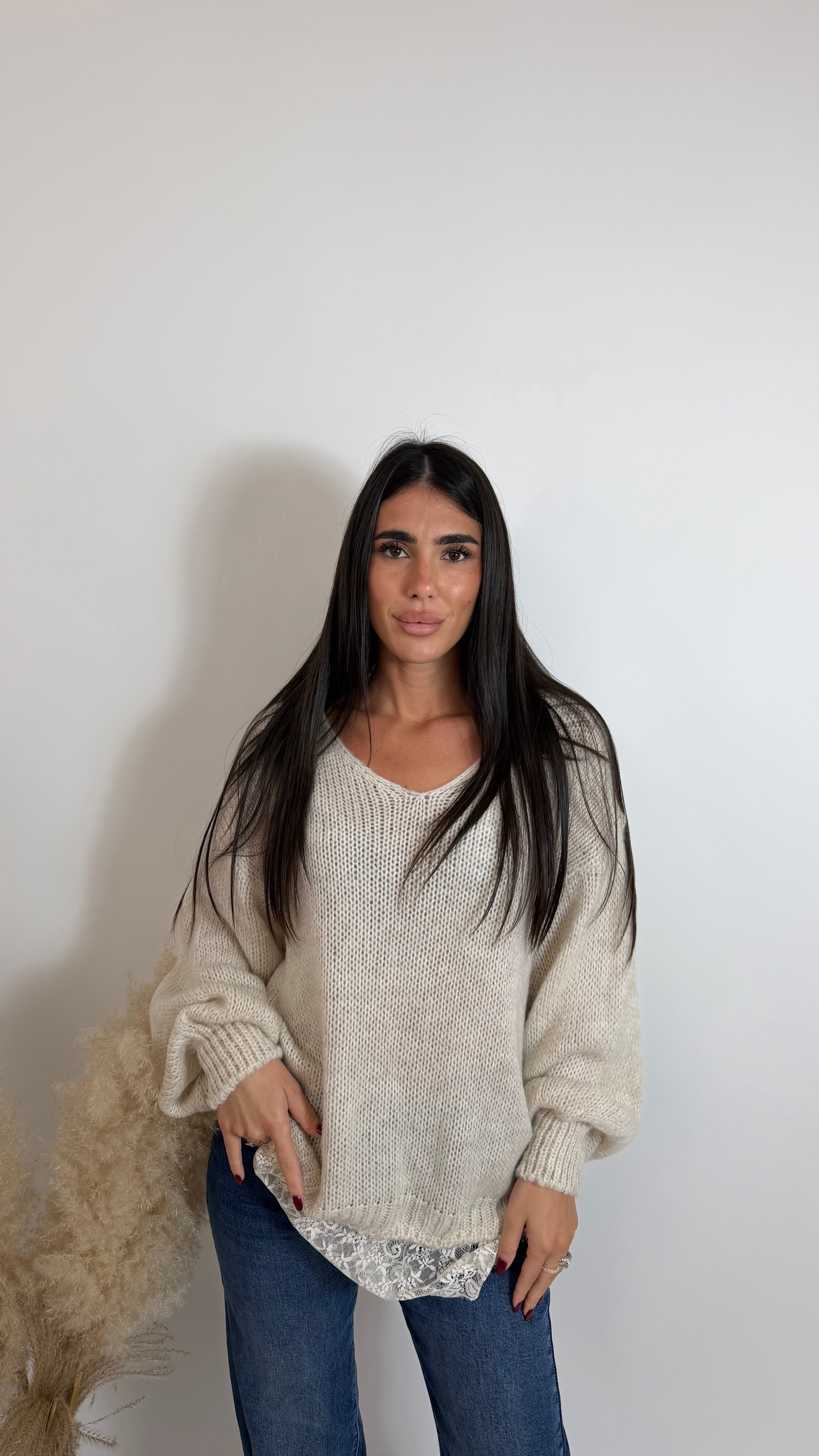 Pull Lace Romance Burro