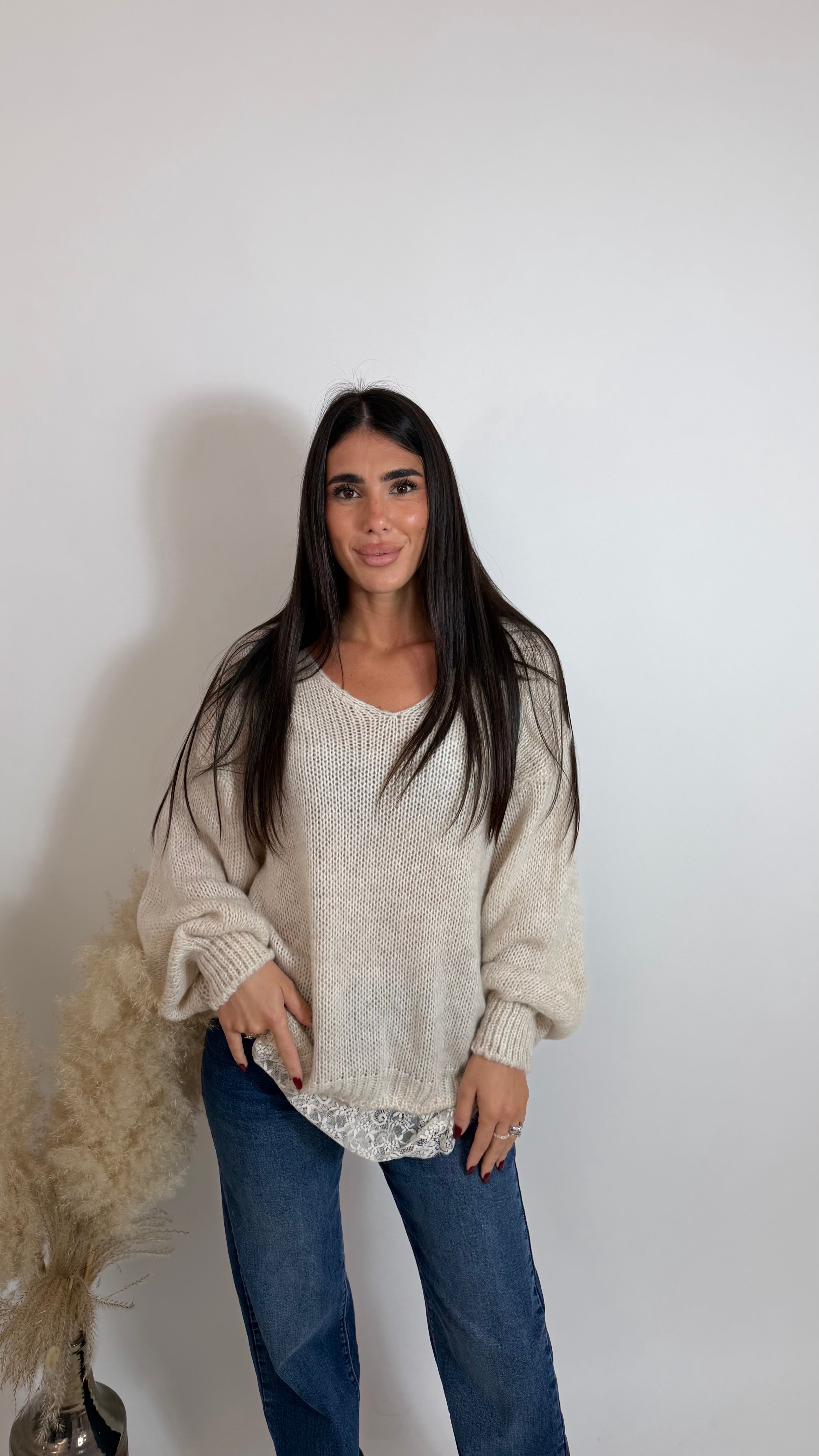 Pull Lace Romance Burro