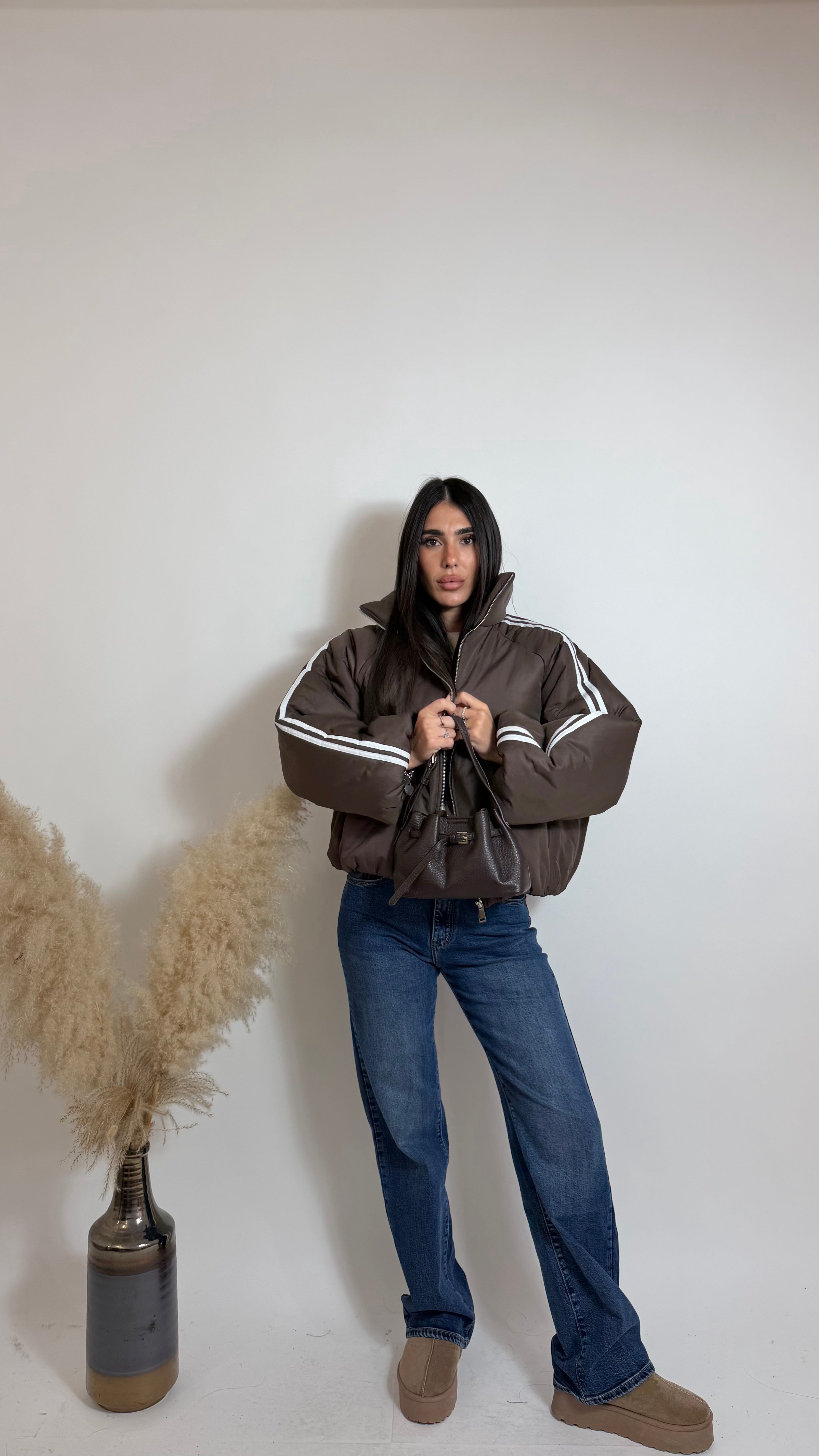 Piumino Sporty Stripe