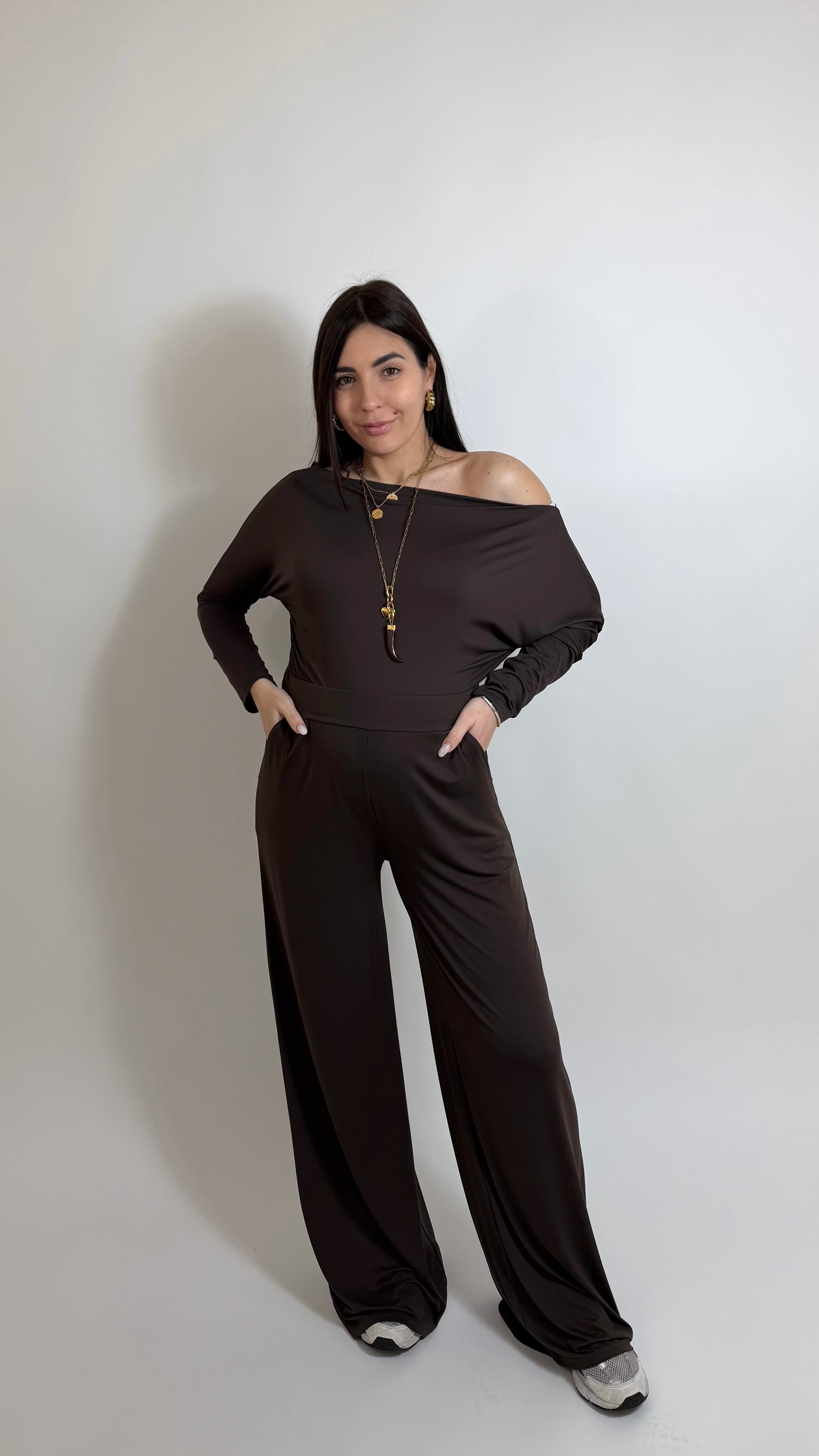 Pantalone Yoga Second Skin / Choco