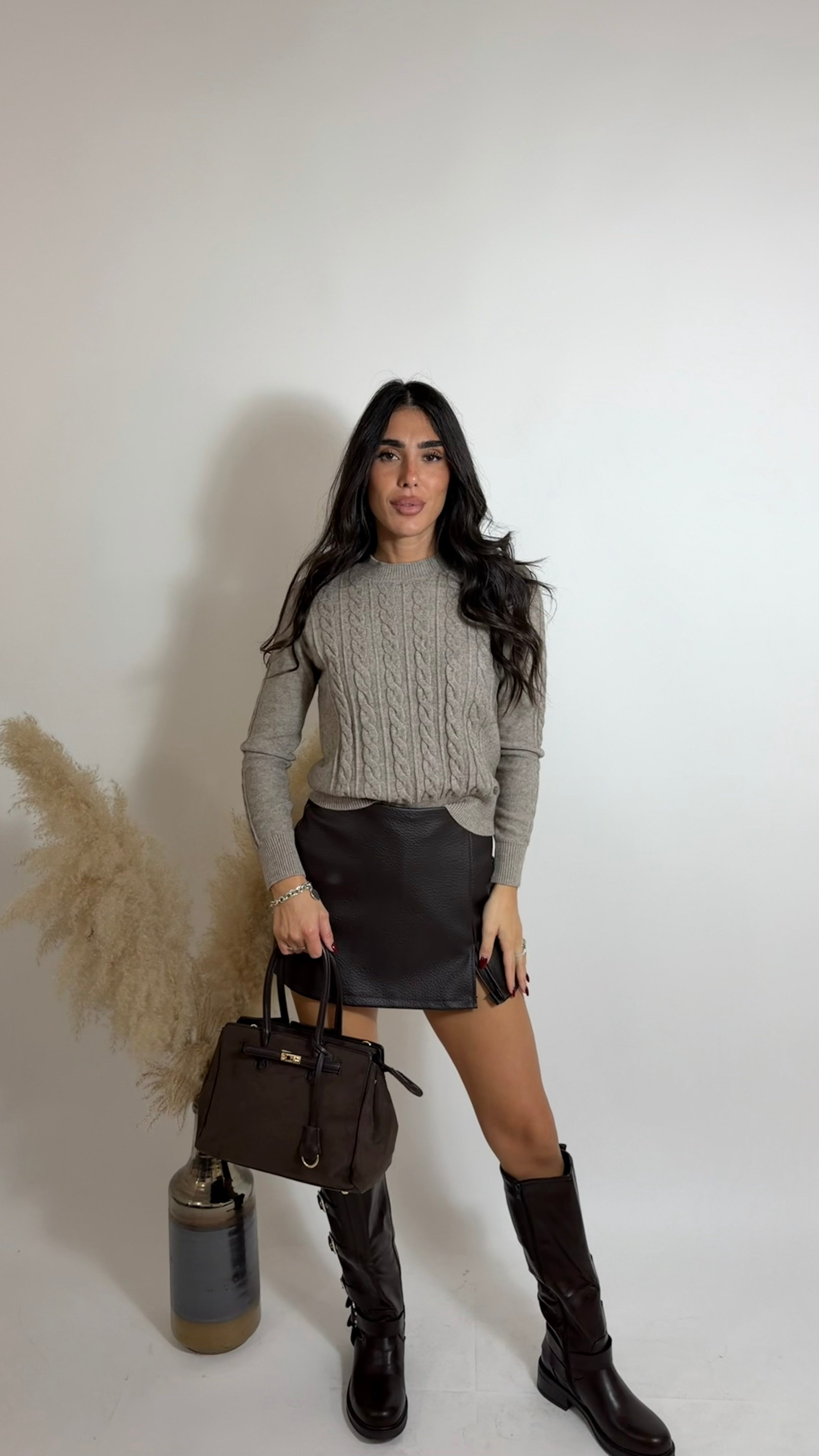 Pull Essential Treccia Tortora