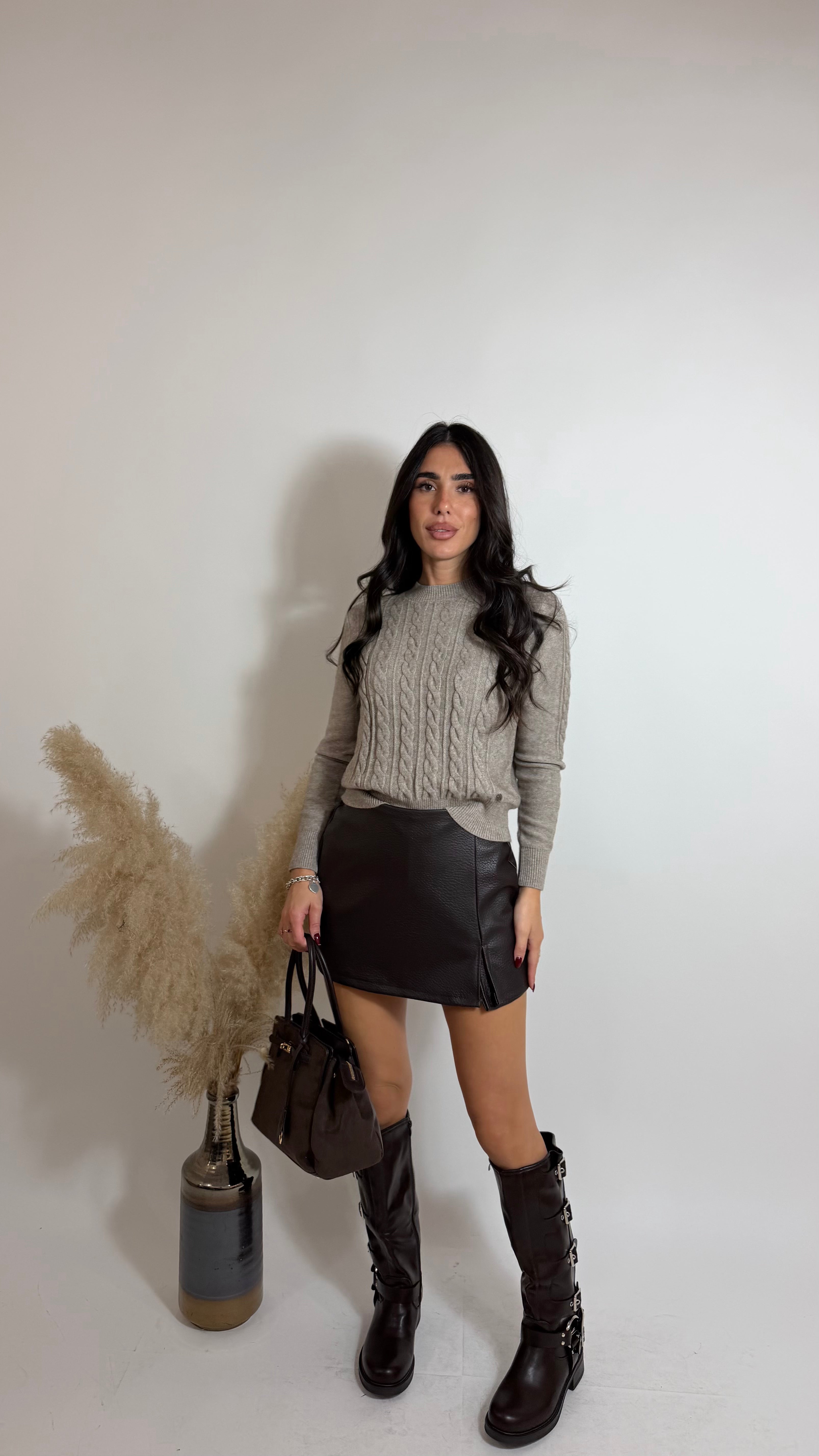 Pull Essential Treccia Tortora