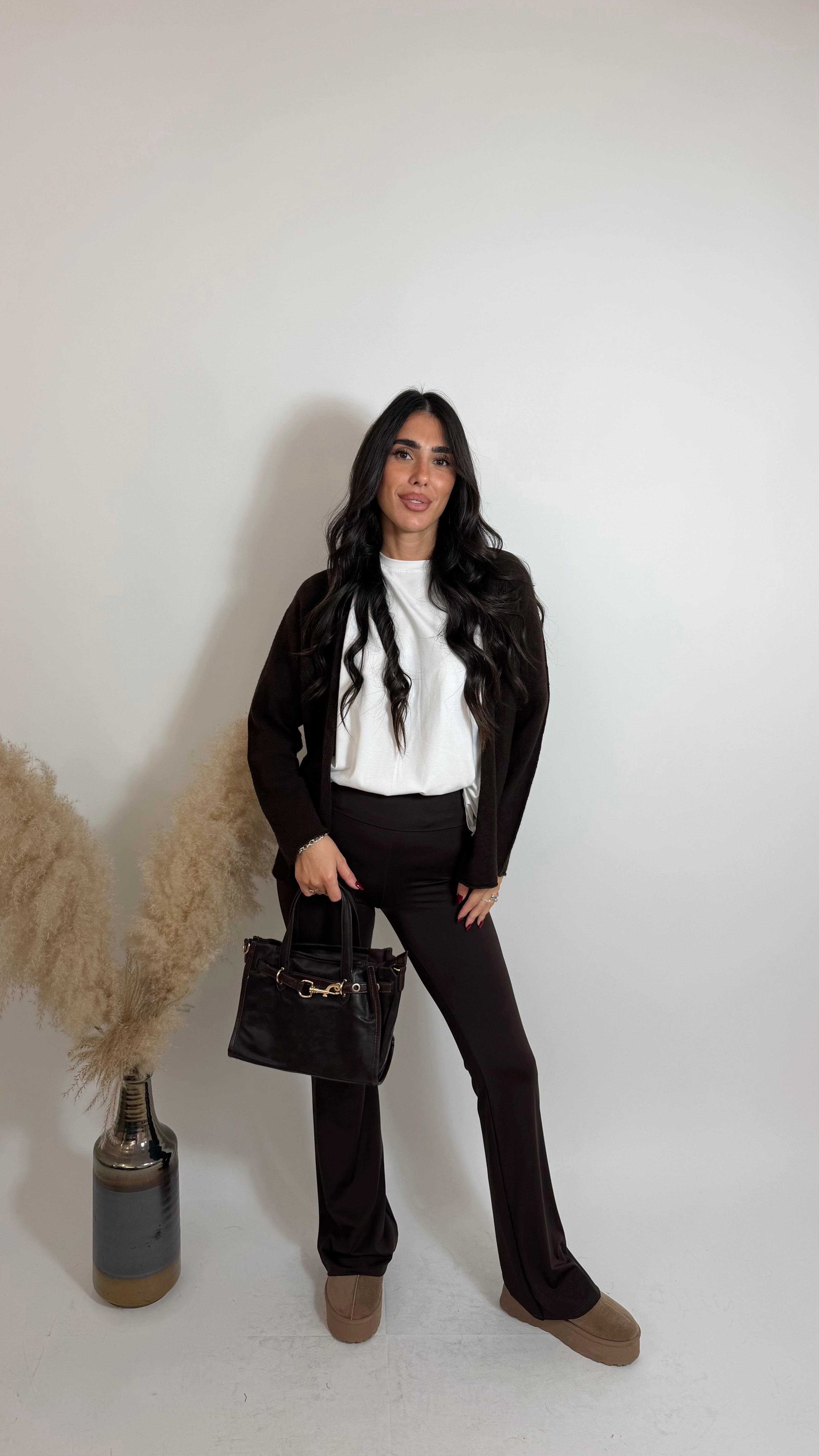 Leggings Flare Nero