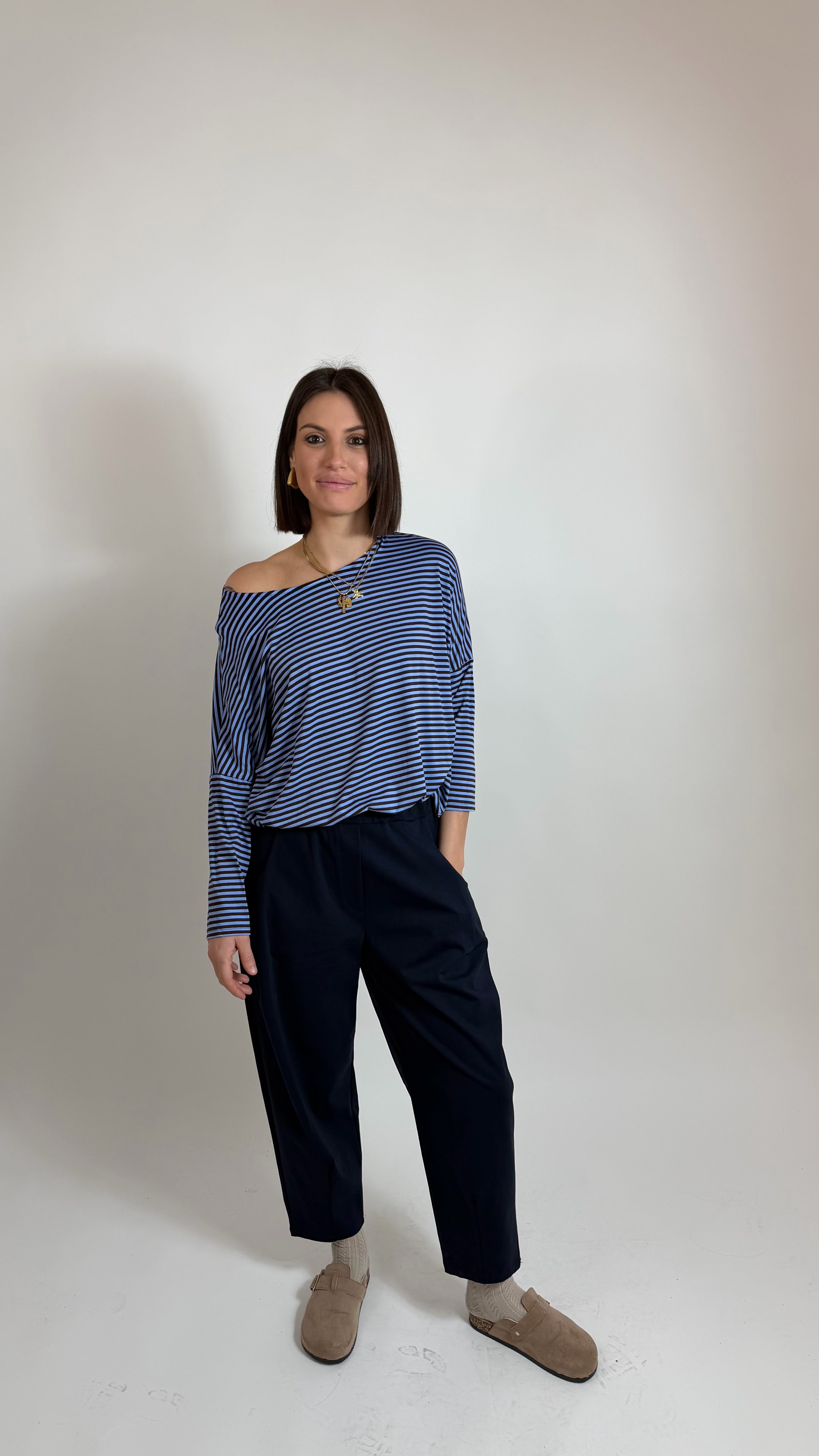 Pantalone Balloon Blu