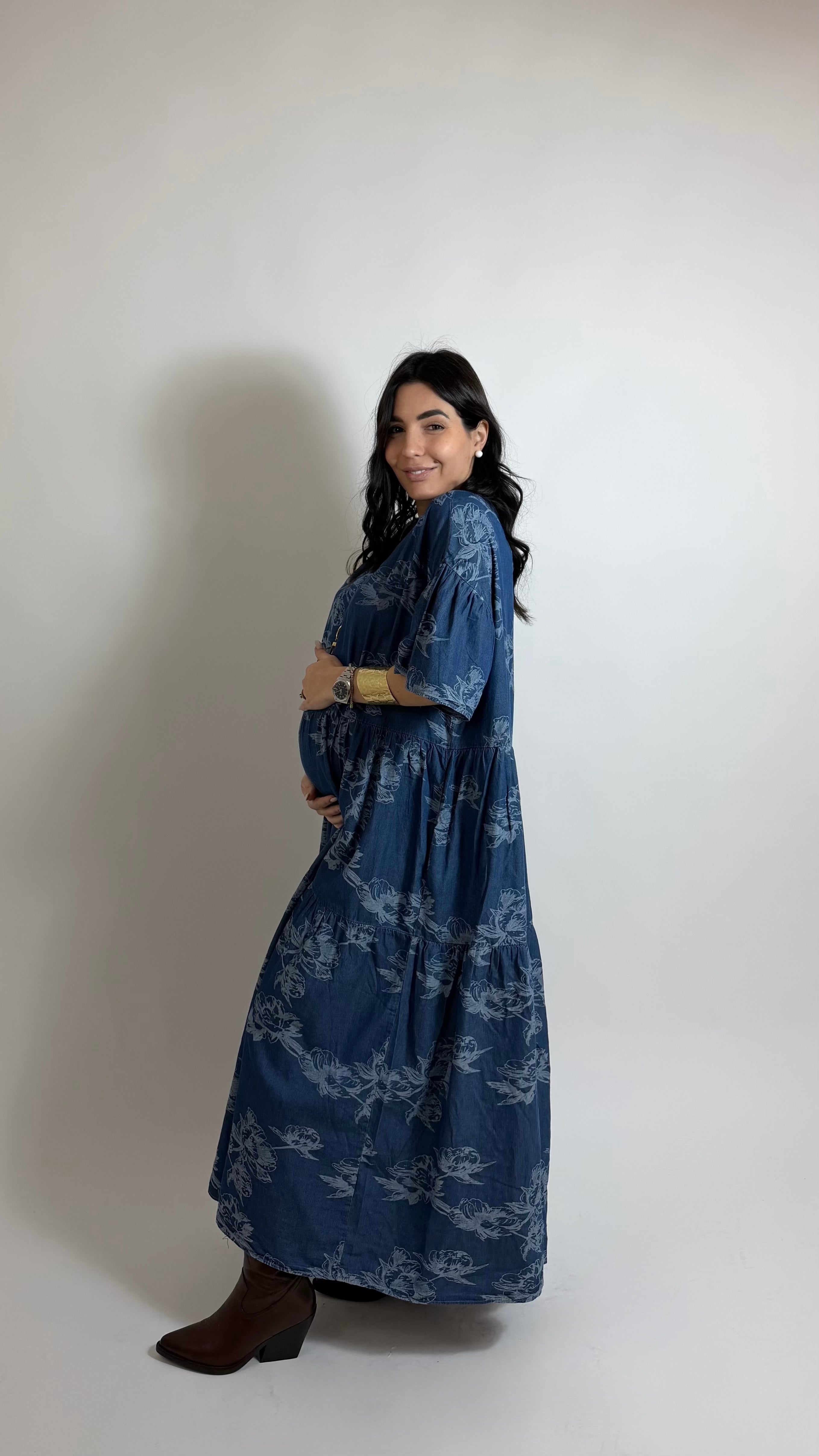 Abitone Chambray Ricamo