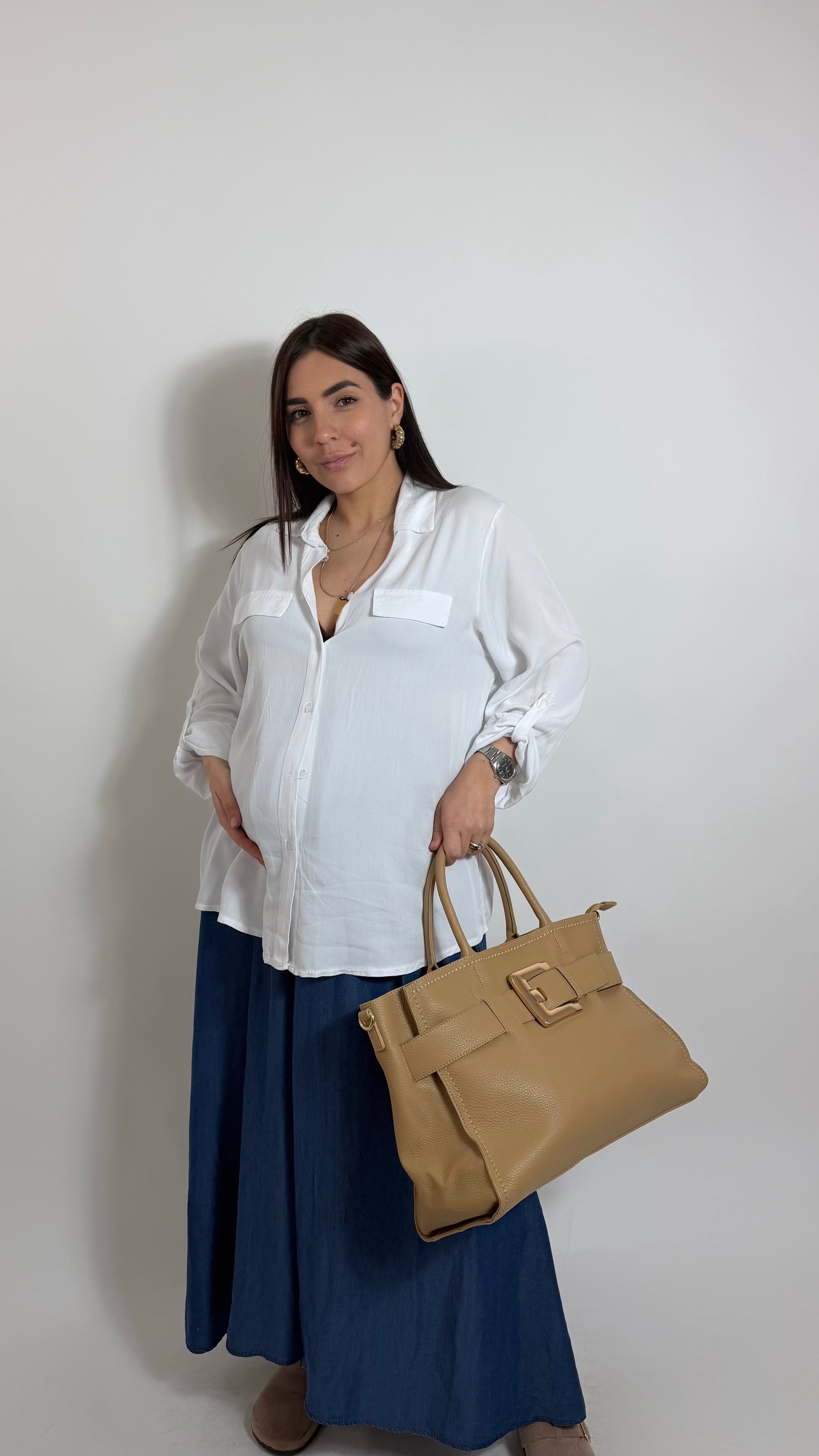 Camicia Basic Bianca