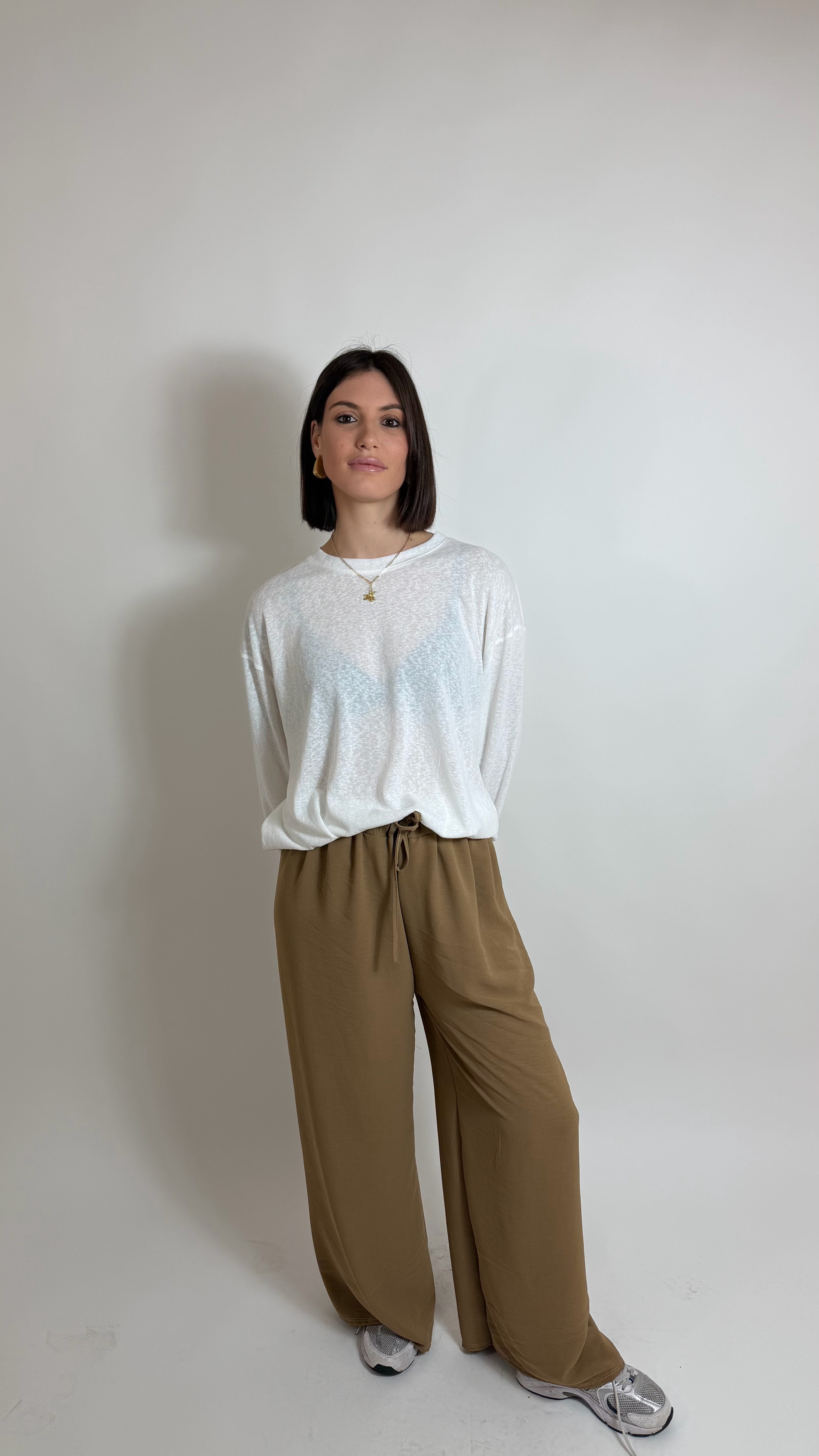 Pantalone Palazzo Best Seller Cammello