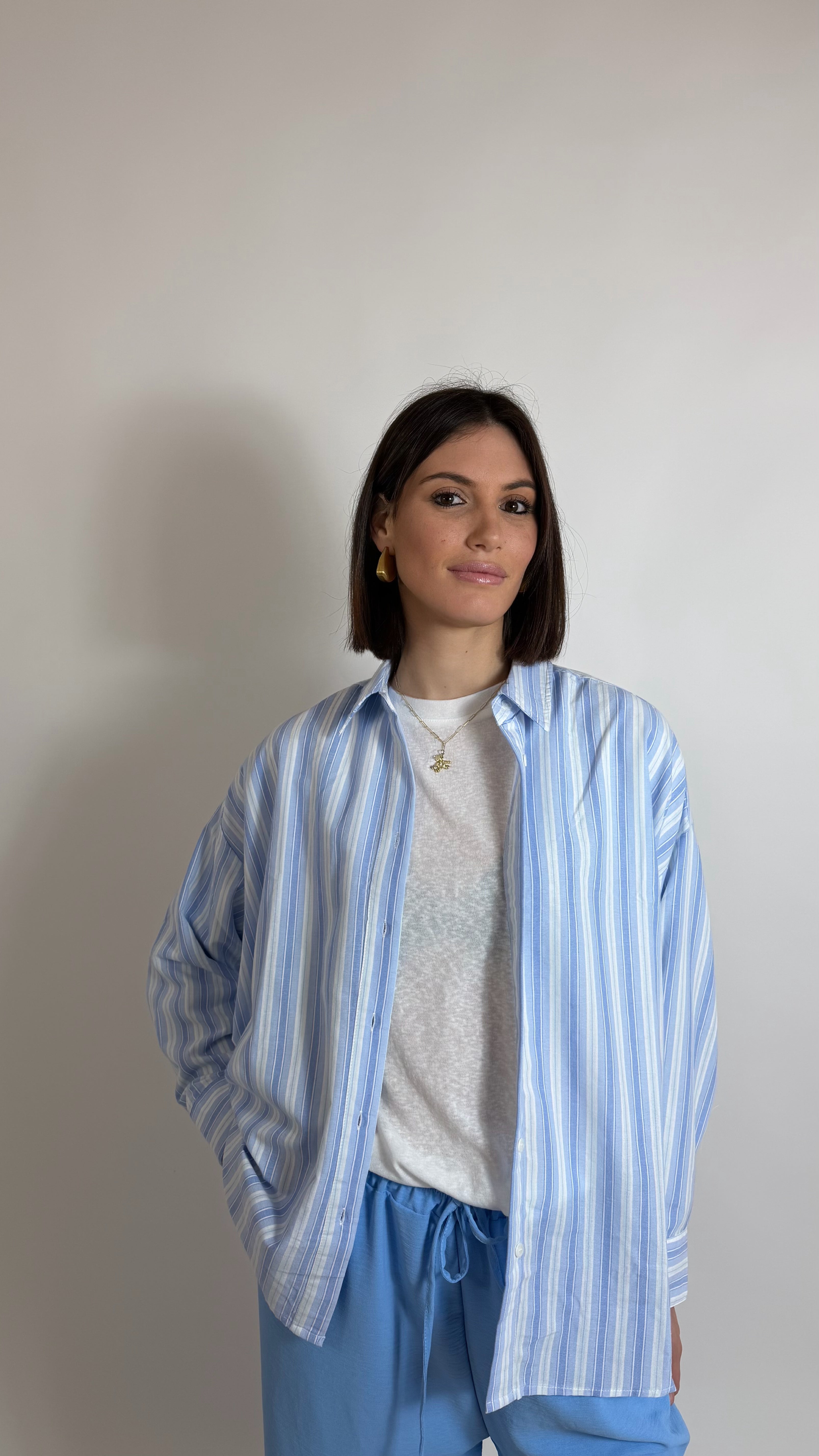 Camicia Stripes Azzurra