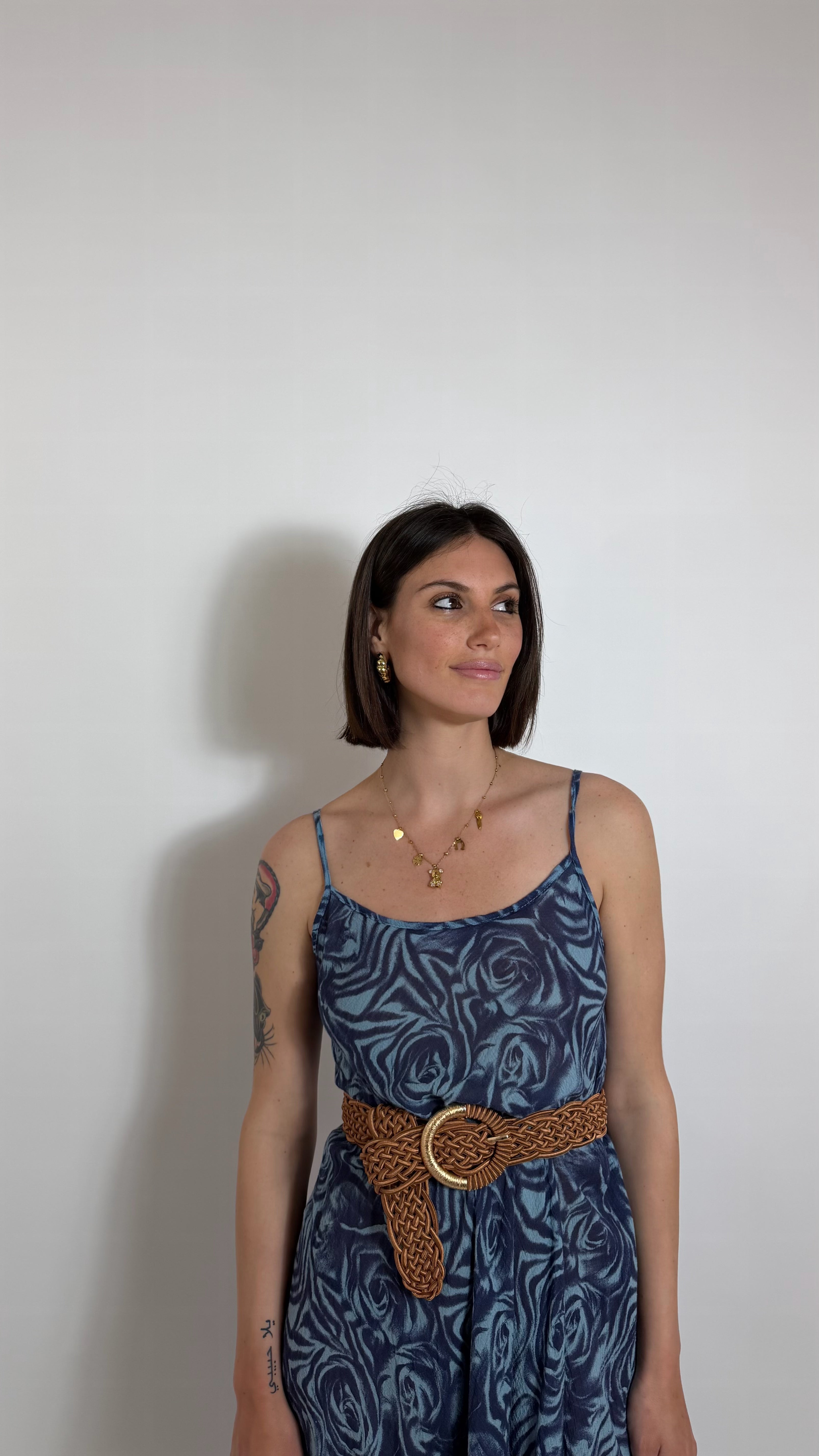 Abito Rose Wave Blu