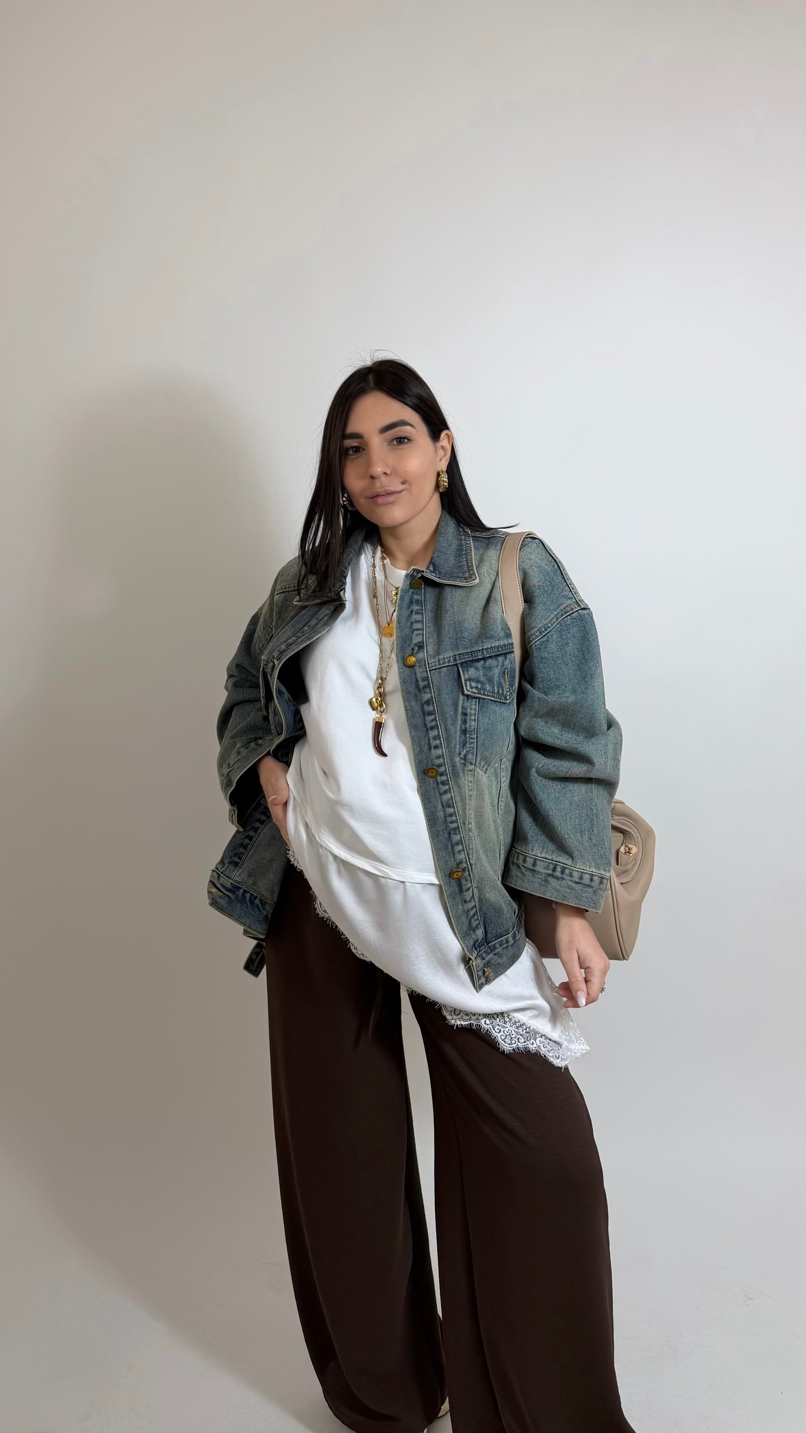 Pantalone Palazzo Best Seller Choco