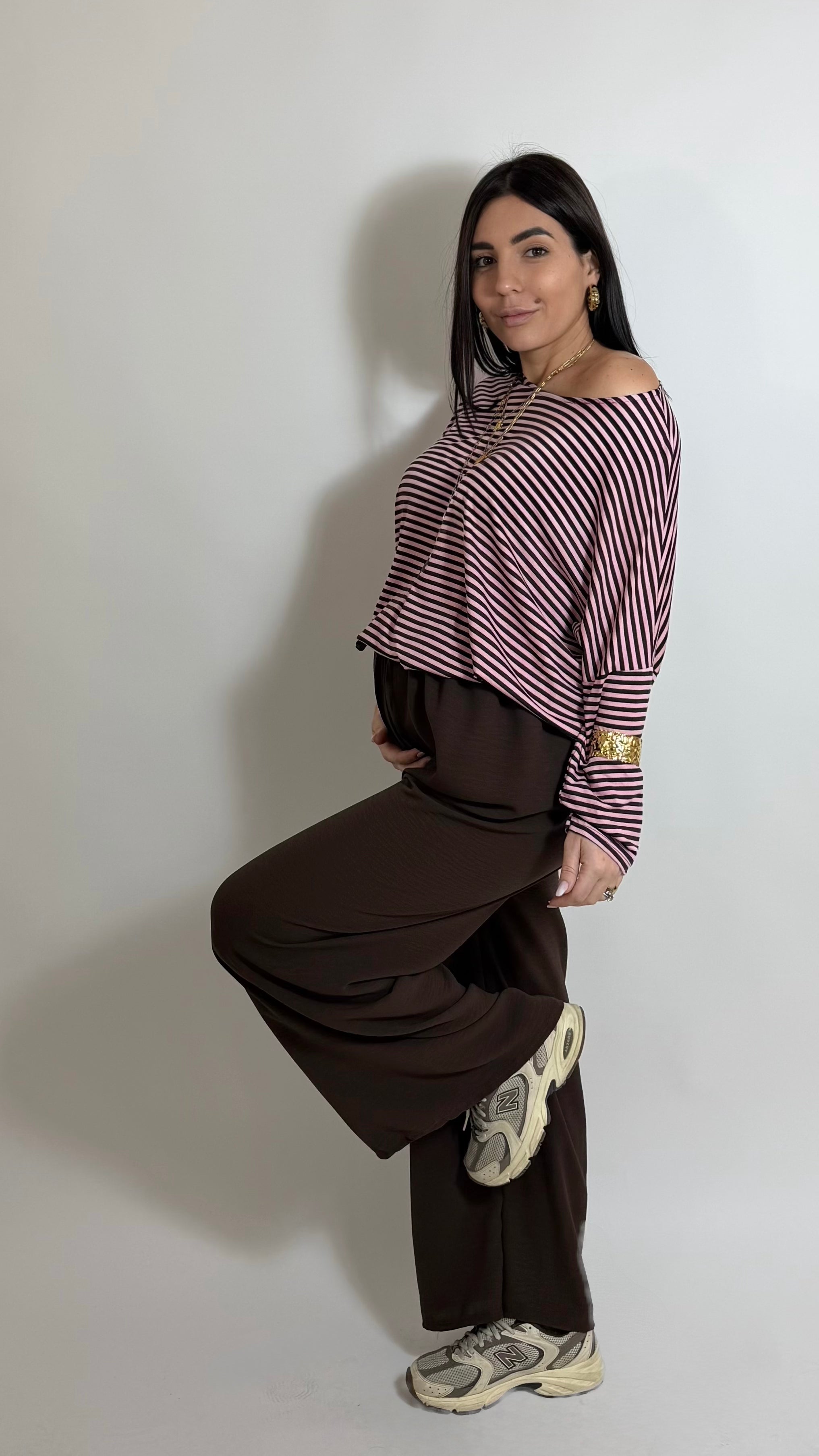 Pantalone Palazzo Best Seller Choco