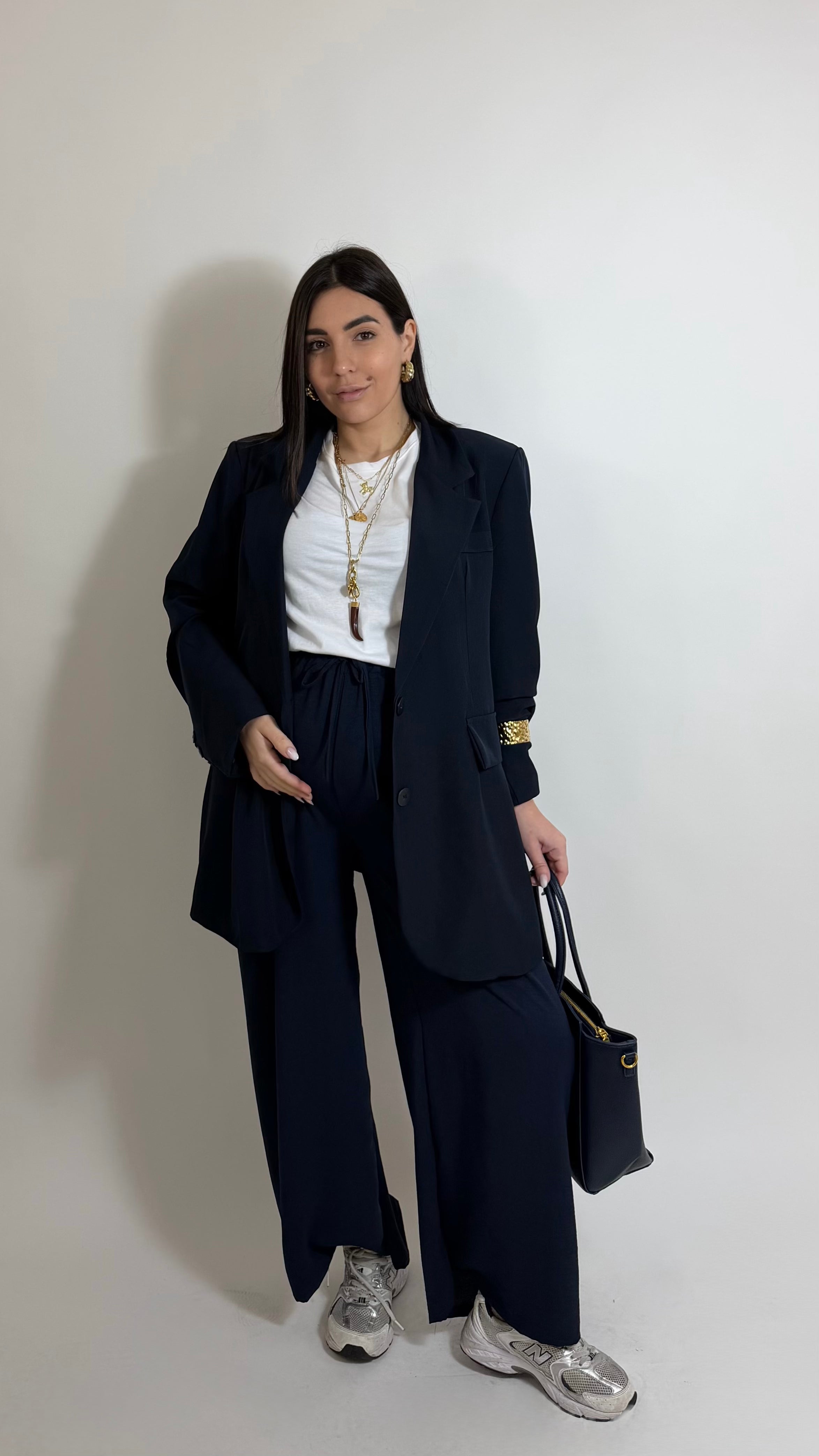 Pantalone Palazzo Best Seller Blu notte