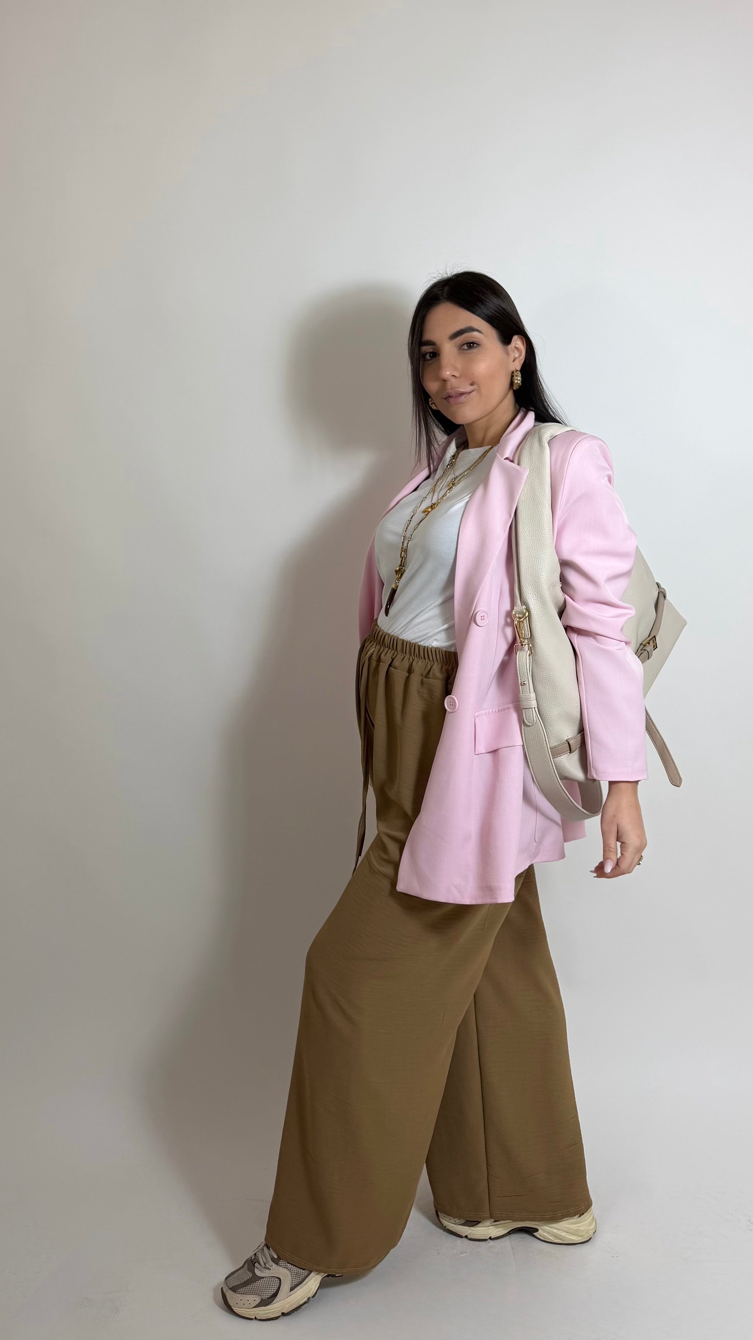 Pantalone Palazzo Best Seller Cammello