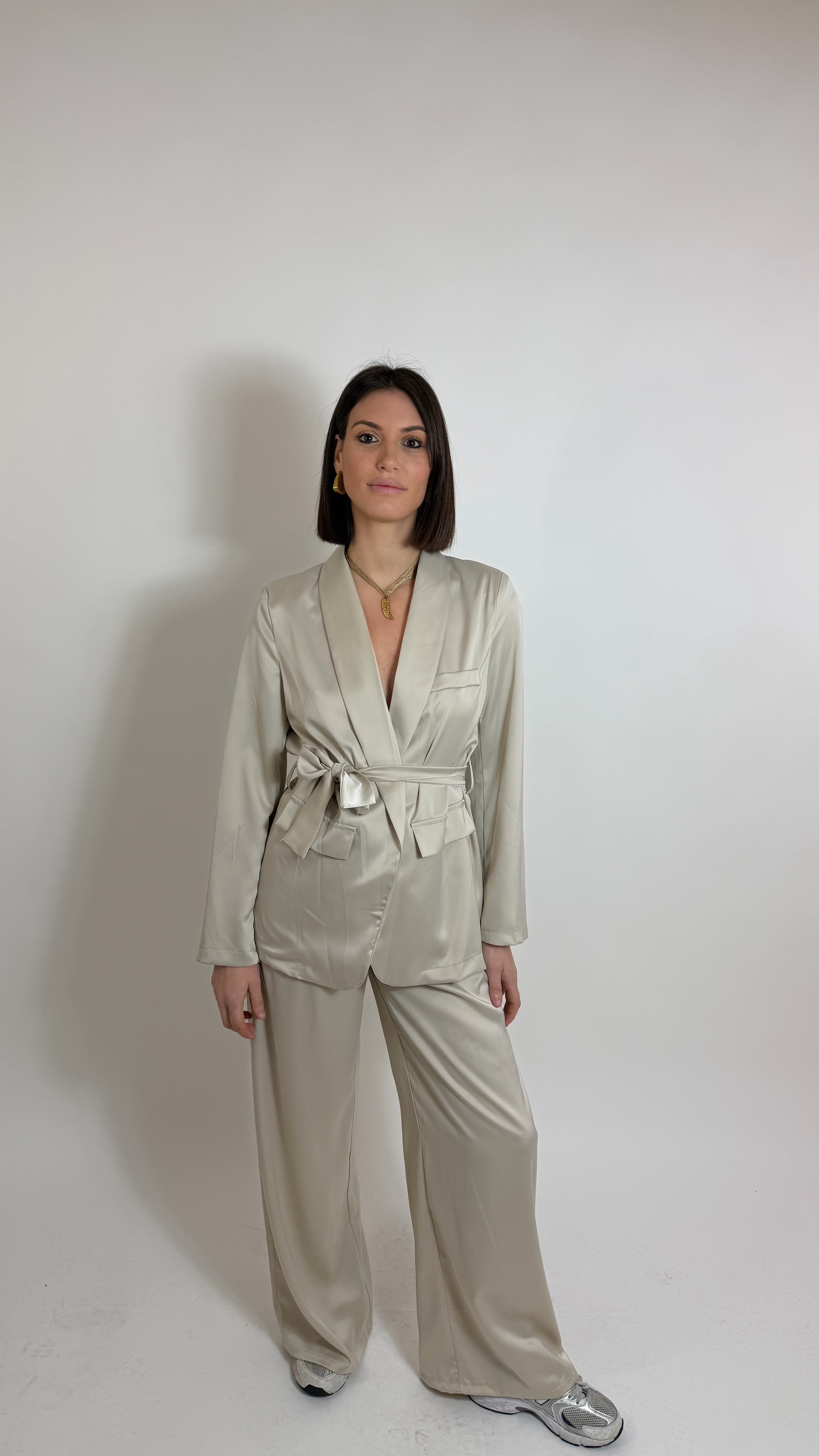 Coordinato Angel Satin Champagne