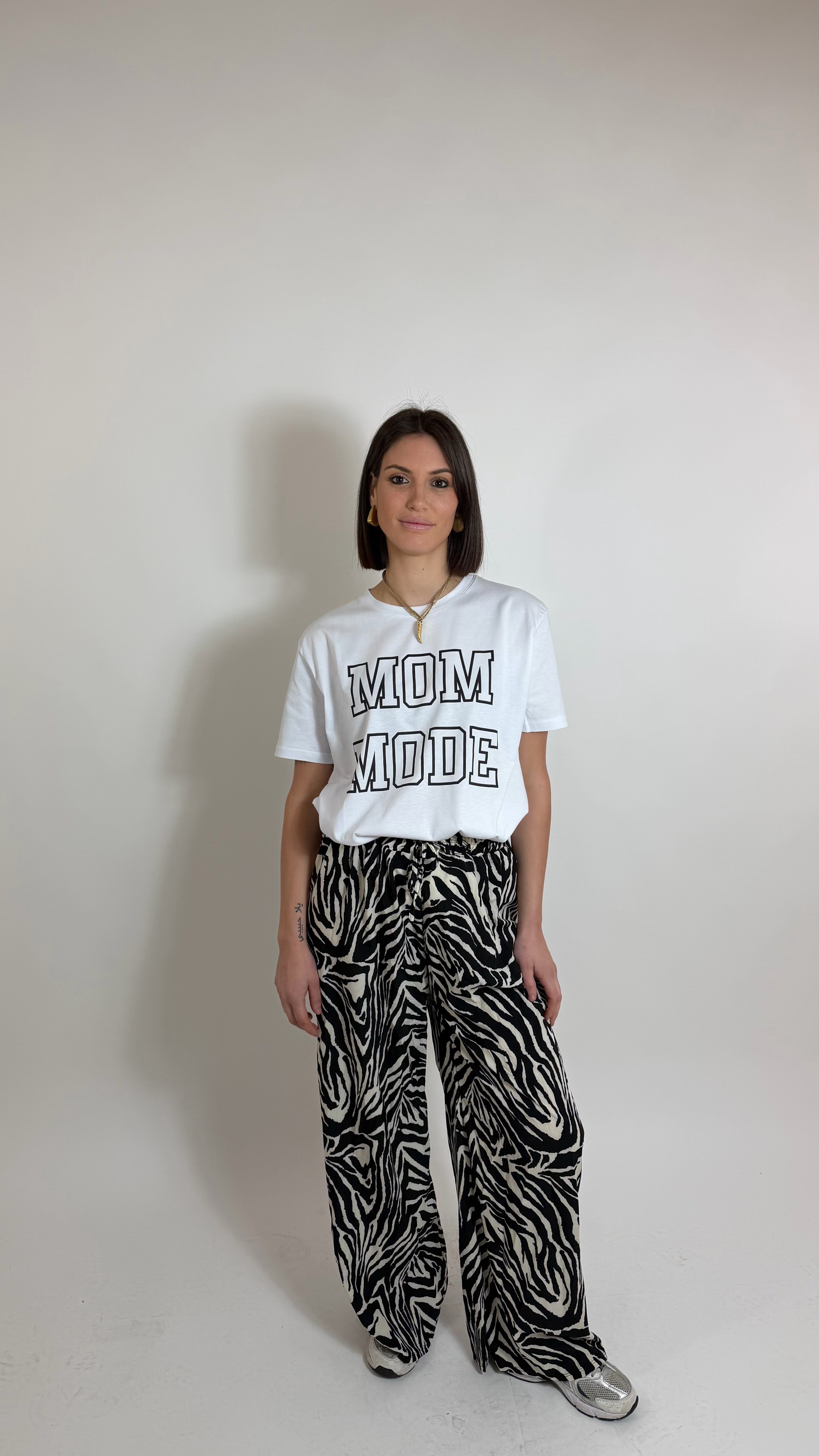 Pantalone Palazzo Best Seller Animalier Zebra