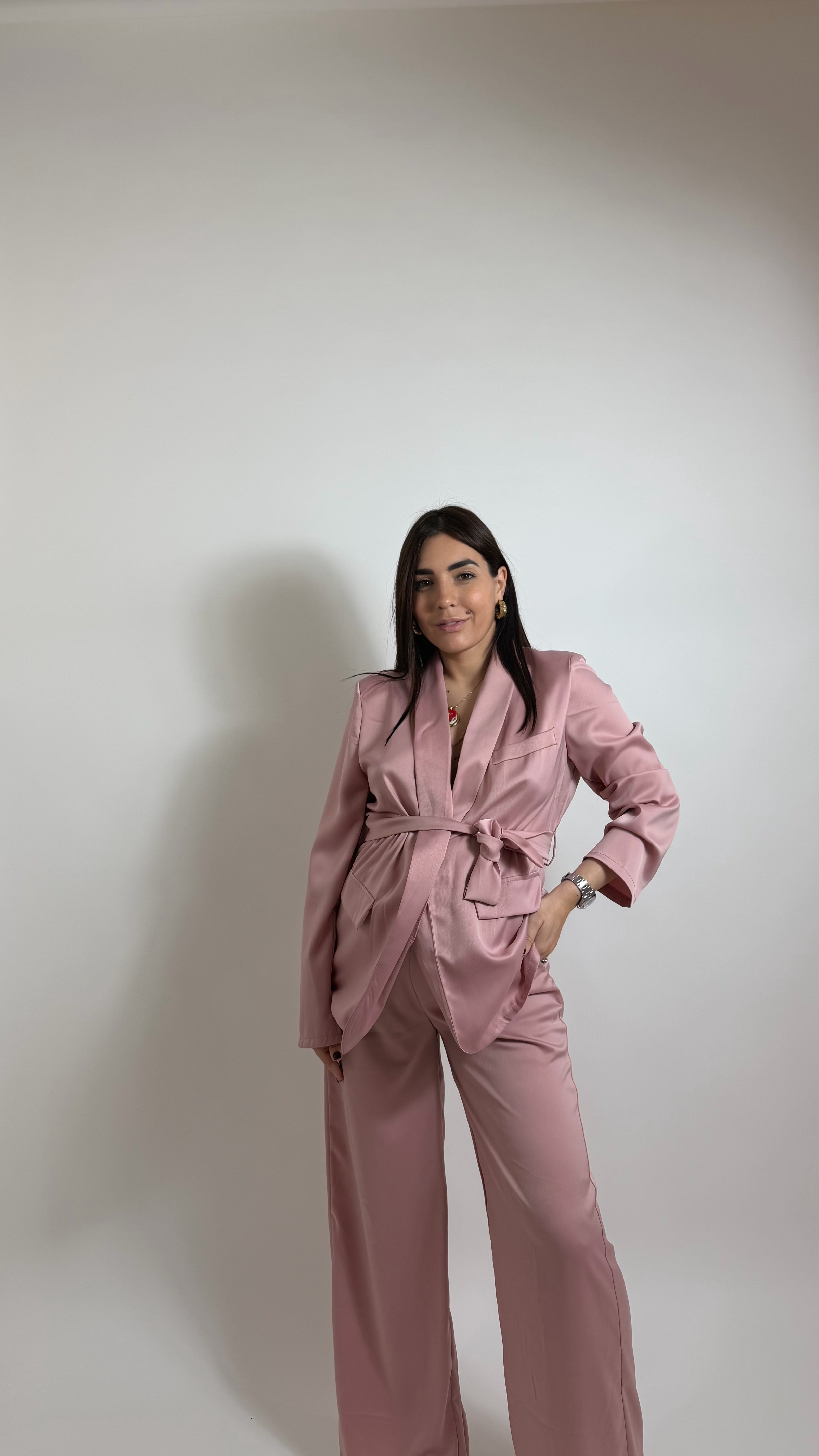 Coordinato Angel Satin Rosa Antico