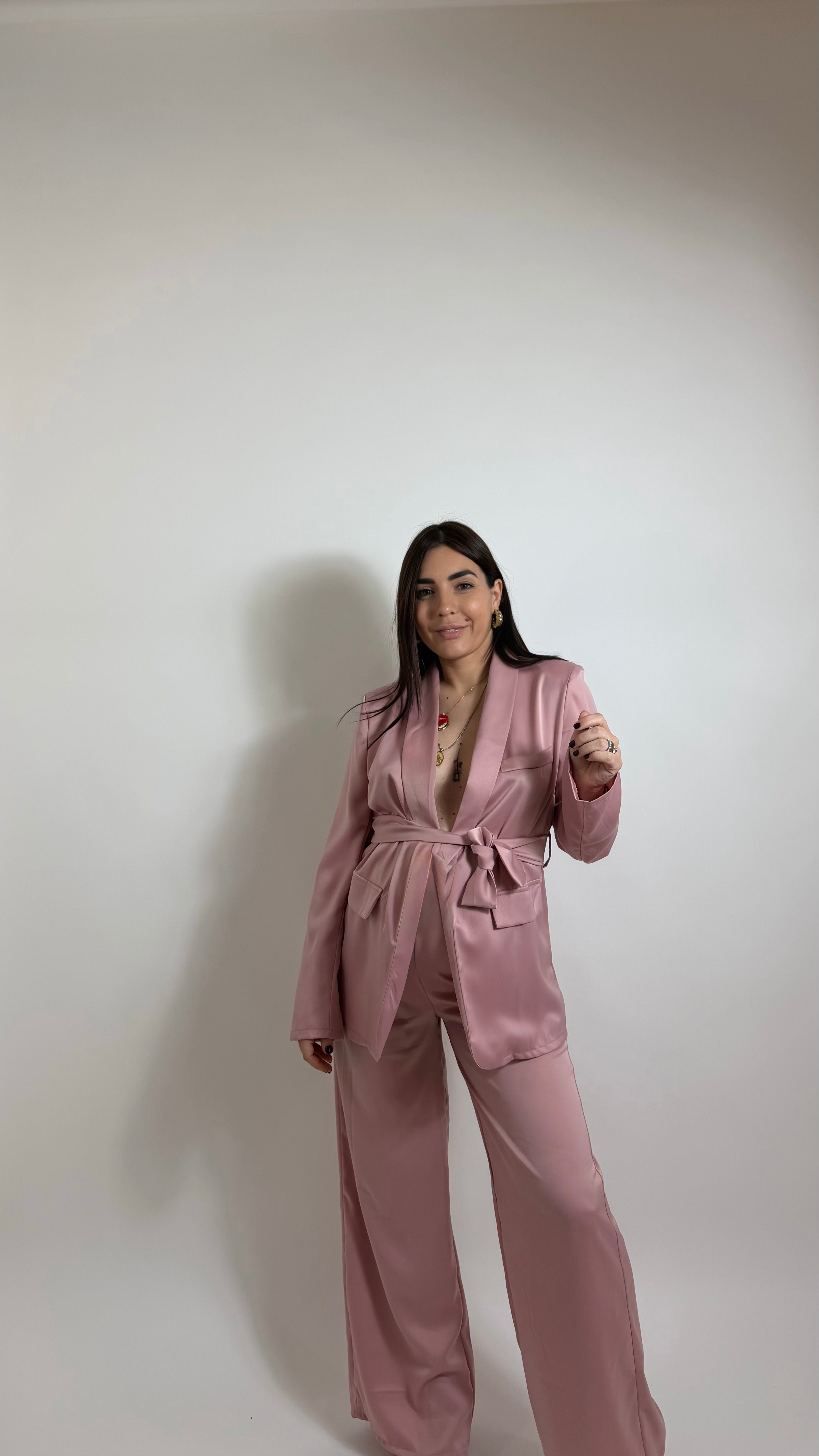 Coordinato Angel Satin Rosa Antico