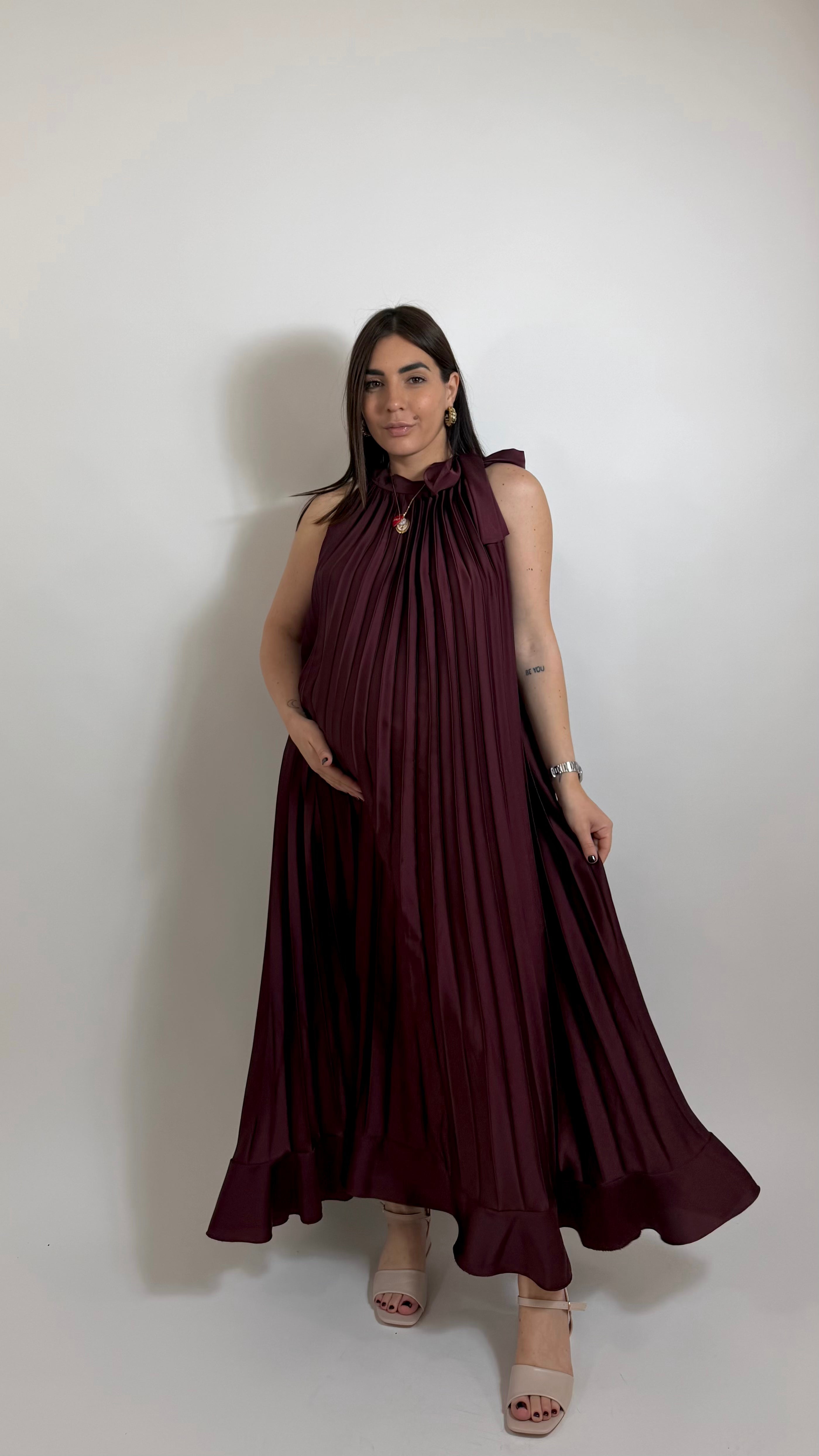 Abito Elizabeth Burgundy