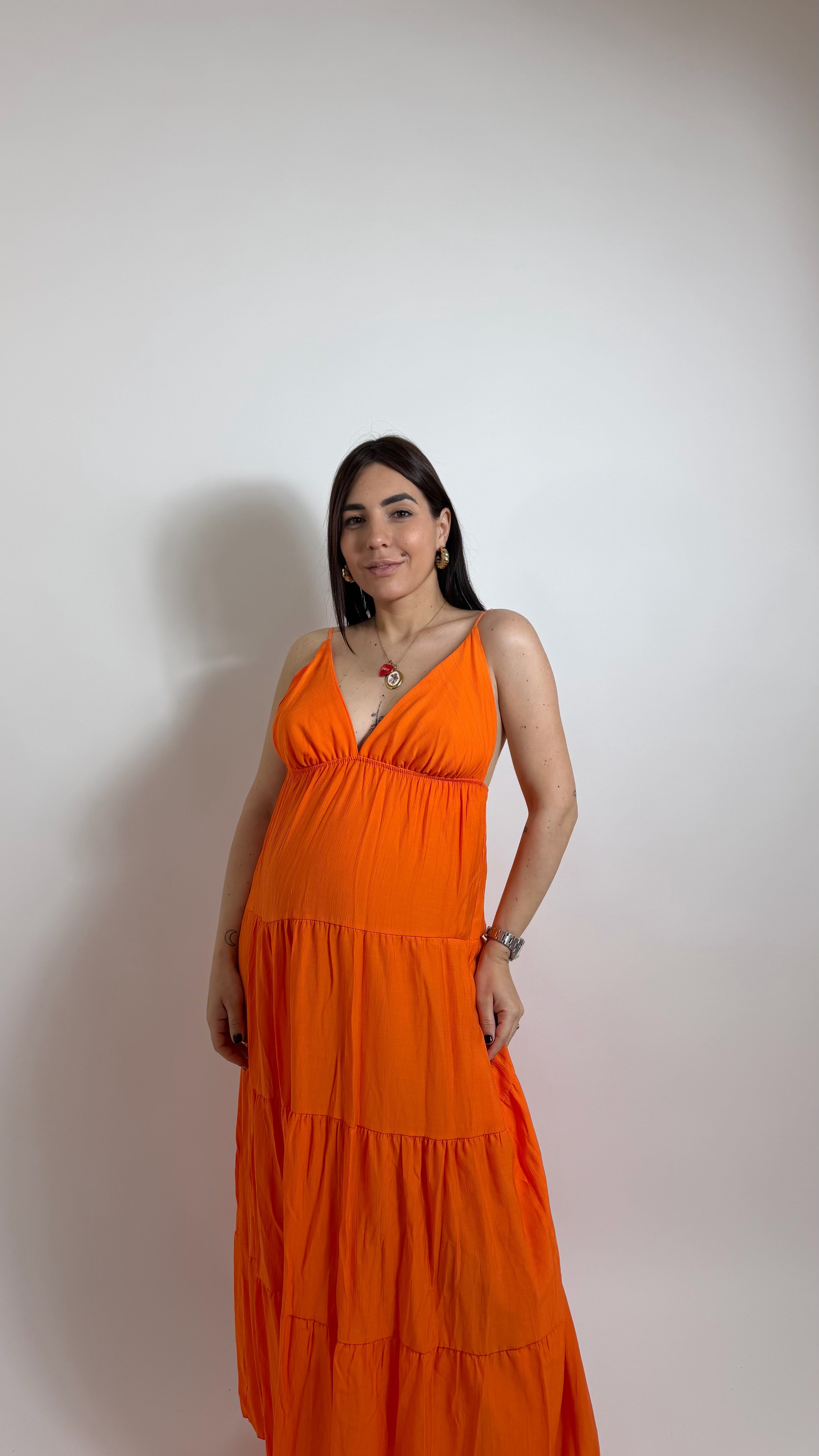 Abito Boho Dream Arancio