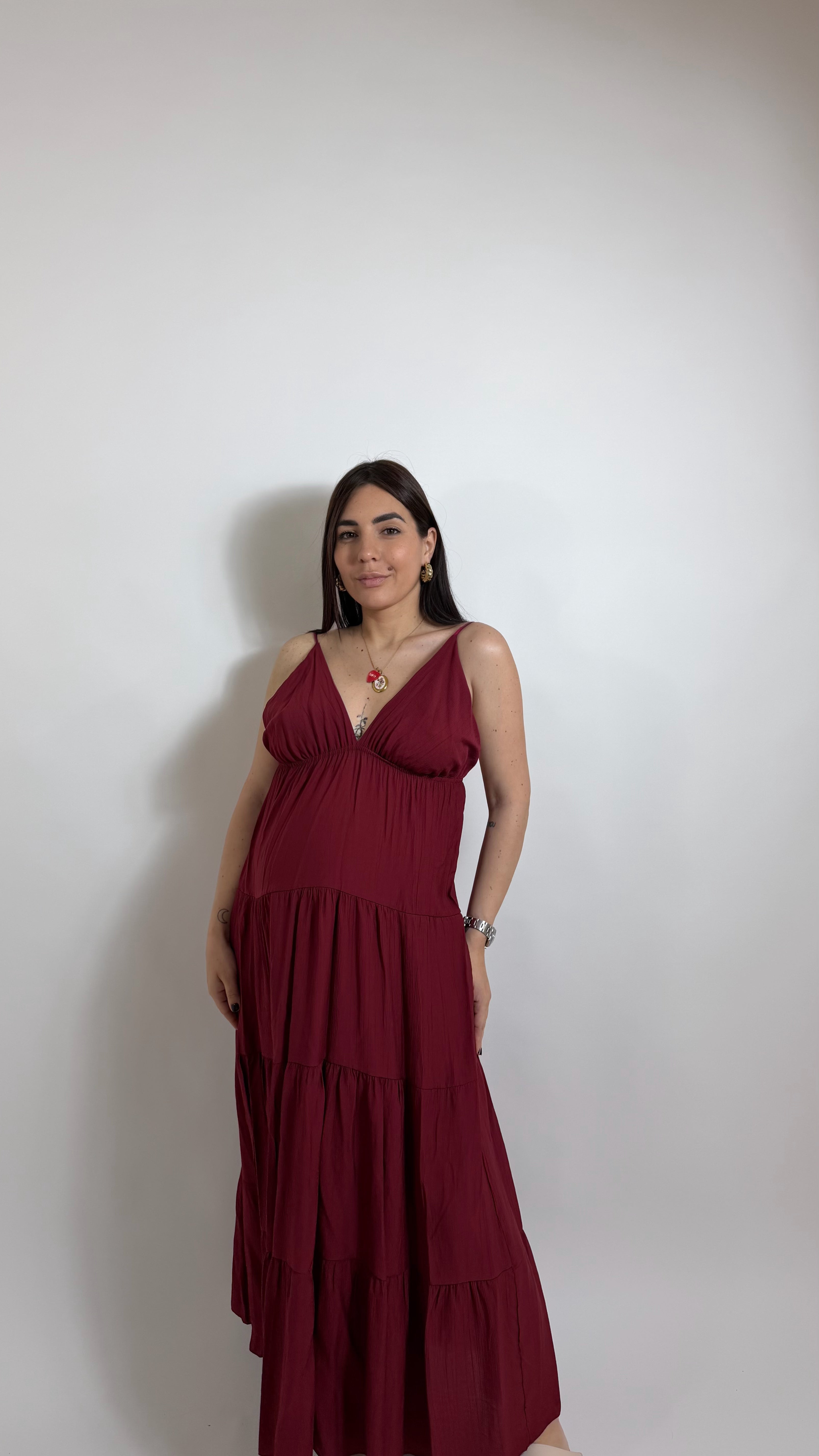 Abito Boho Dream Rosso India