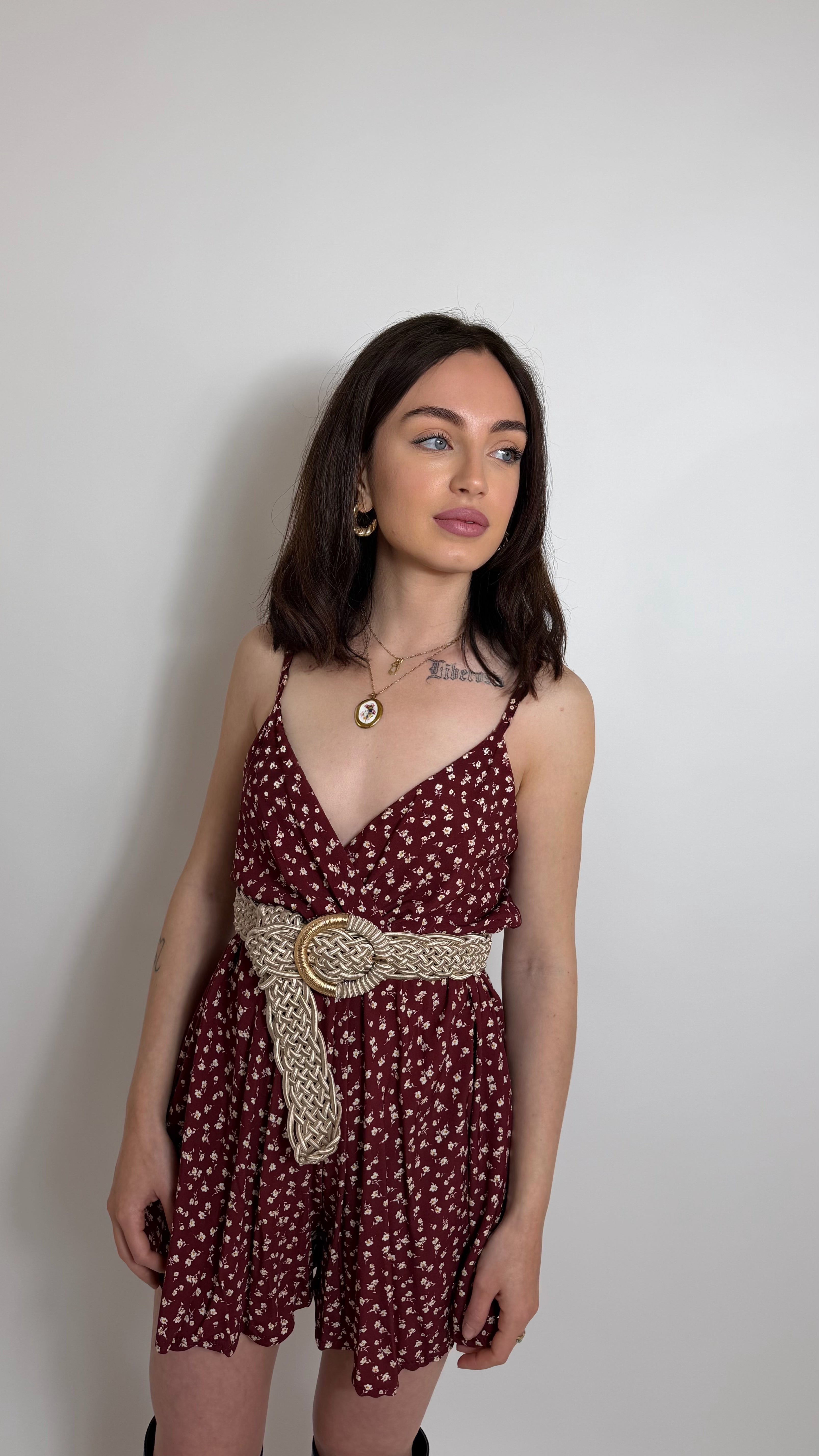 Mini Jump Floral Chic Bordeaux