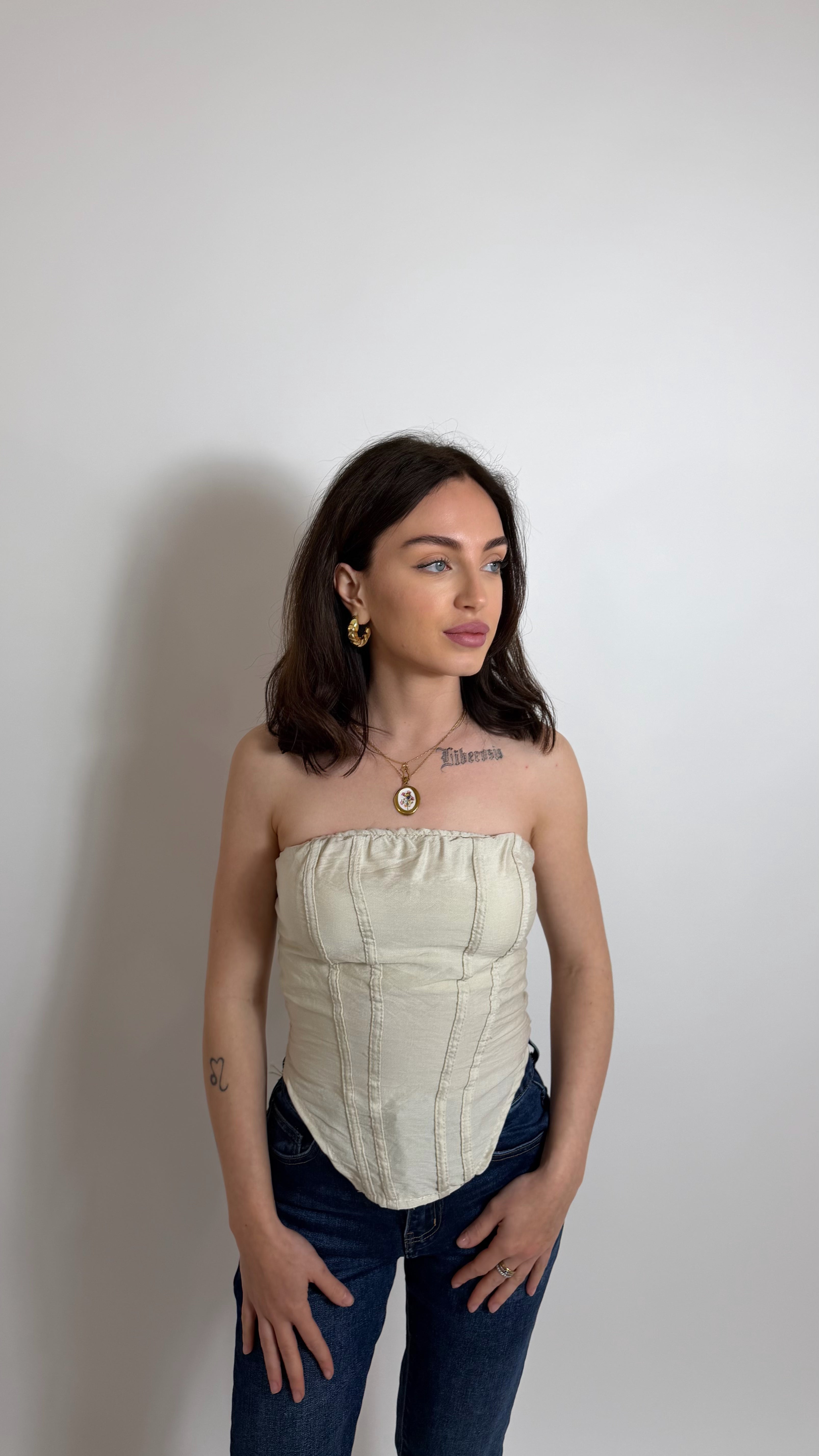 Top Corset Soft Beige